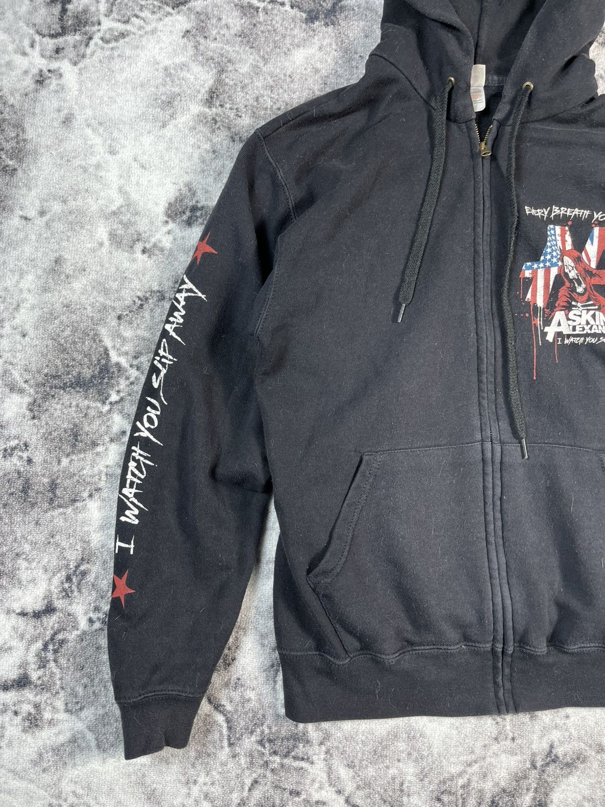 Band Tees Asking Alexandria Band Hoodie Zip Up Black Metal Size US M / EU 48-50 / 2 - 3 Thumbnail