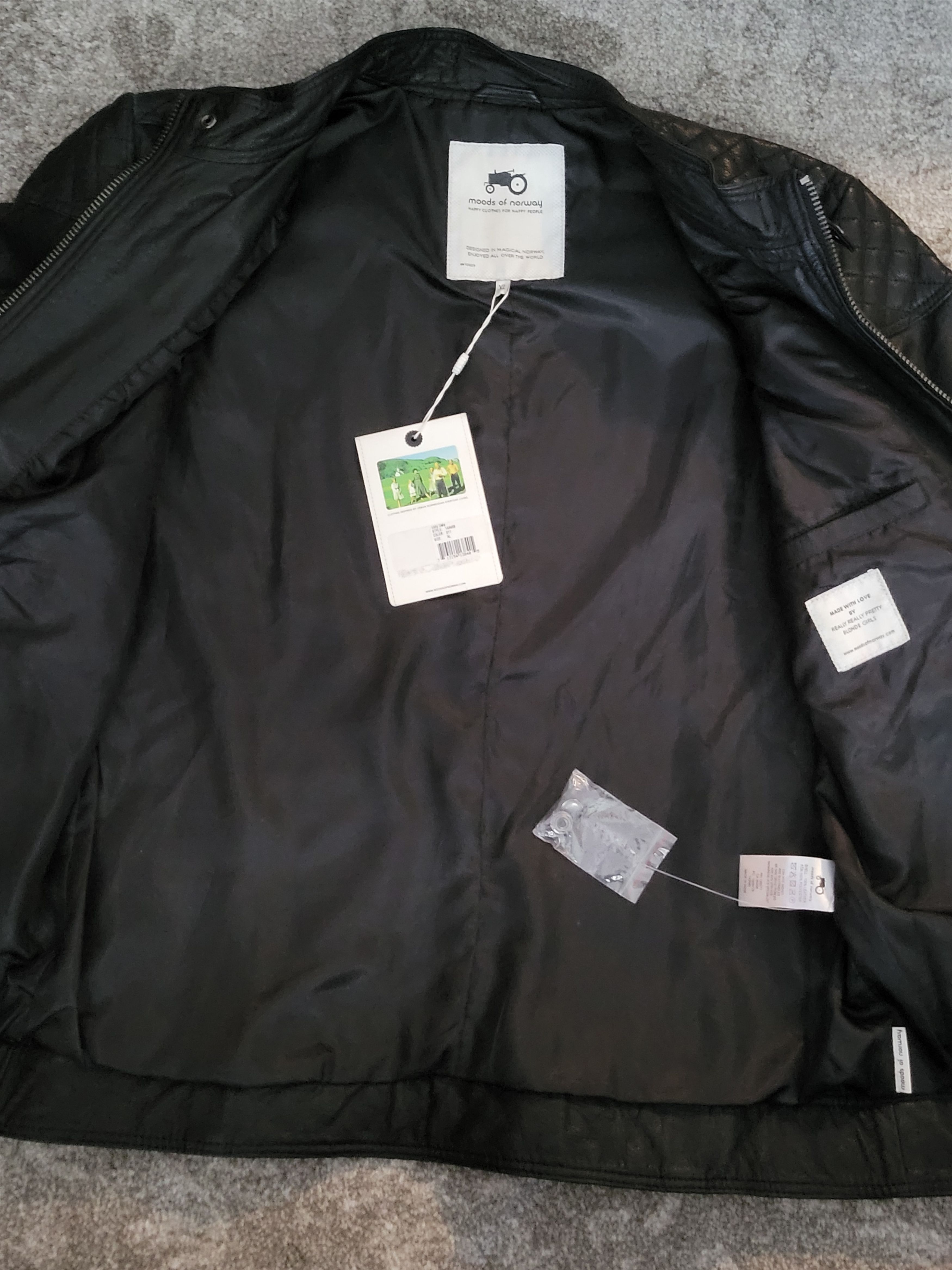 Moods of Norway Moods of Norway leather biker jacket (Eddy Dale) Size US XL / EU 56 / 4 - 7 Thumbnail