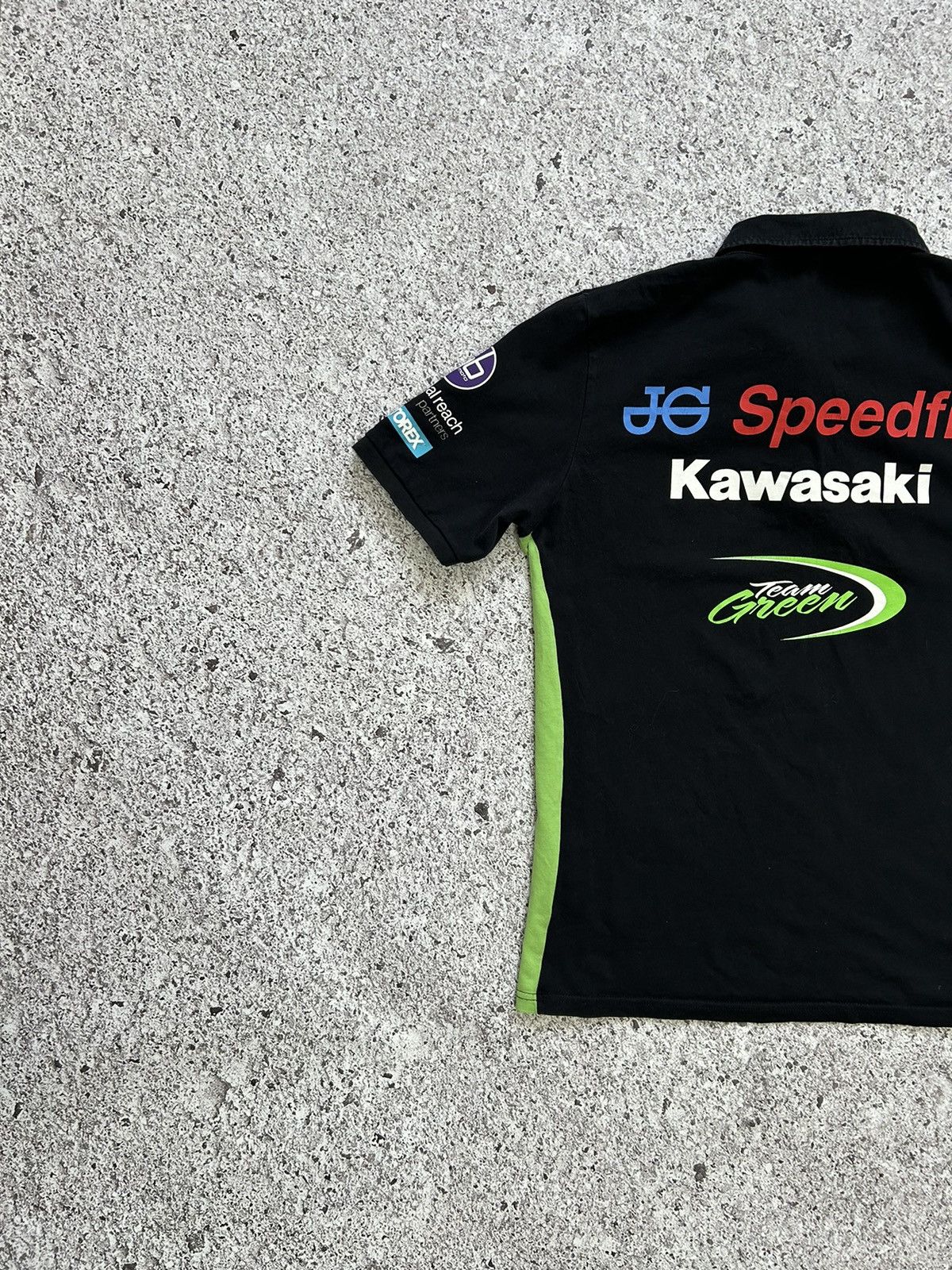 Vintage Motorcycle Kawasaki Dams Global Reach Partners T-Shirt Size US M / EU 48-50 / 2 - 5 Thumbnail