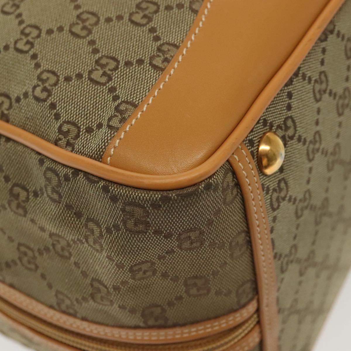 Gucci GUCCI GG Canvas Boston Bag Gold Beige 013 123 013 123 Size ONE SIZE - 12 Thumbnail