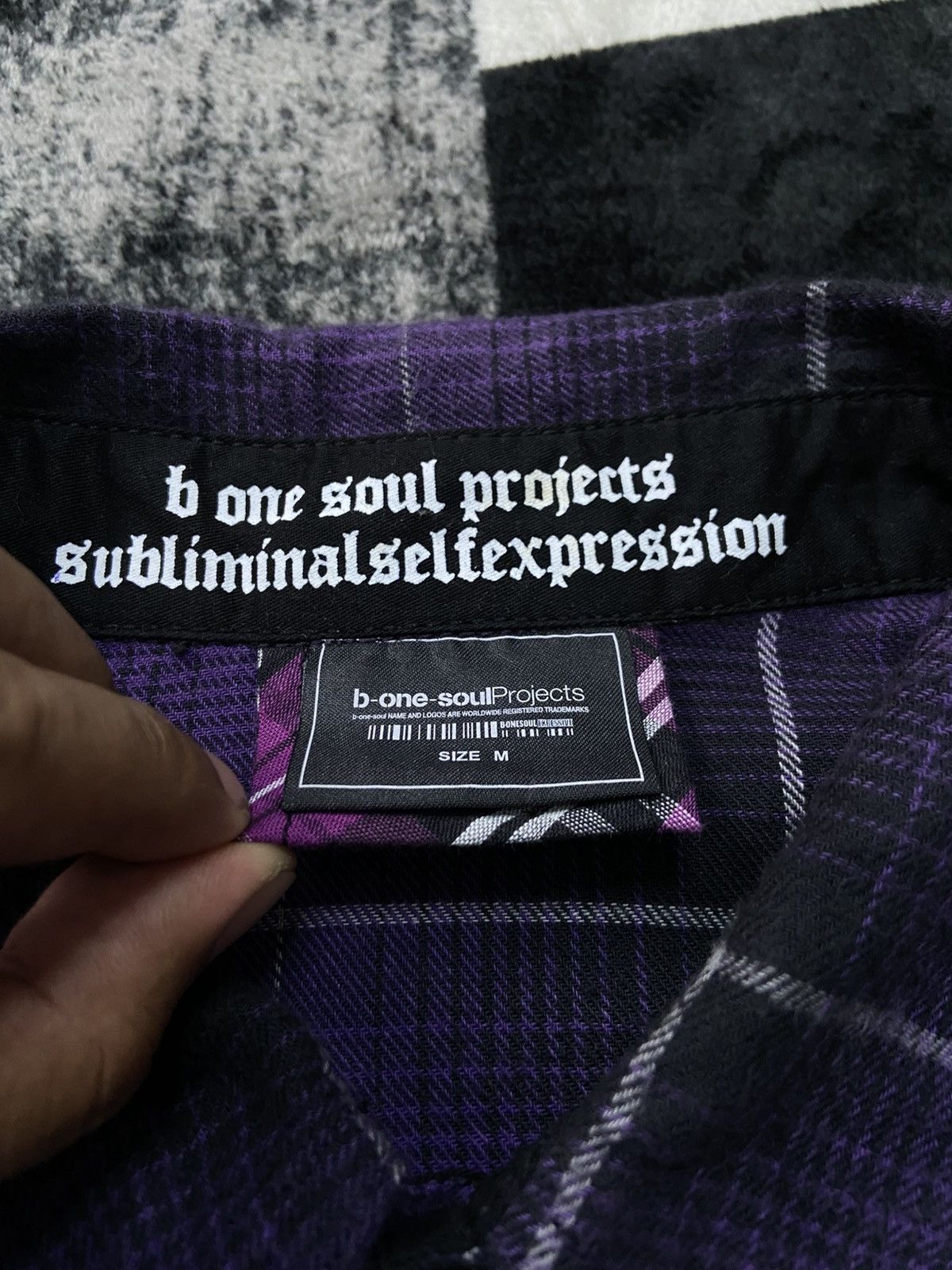 Hysteric Glamour SendOffer‼️ 00s B-One Soul Project Grafitti Poem Plaid Size US M / EU 48-50 / 2 - 7 Thumbnail