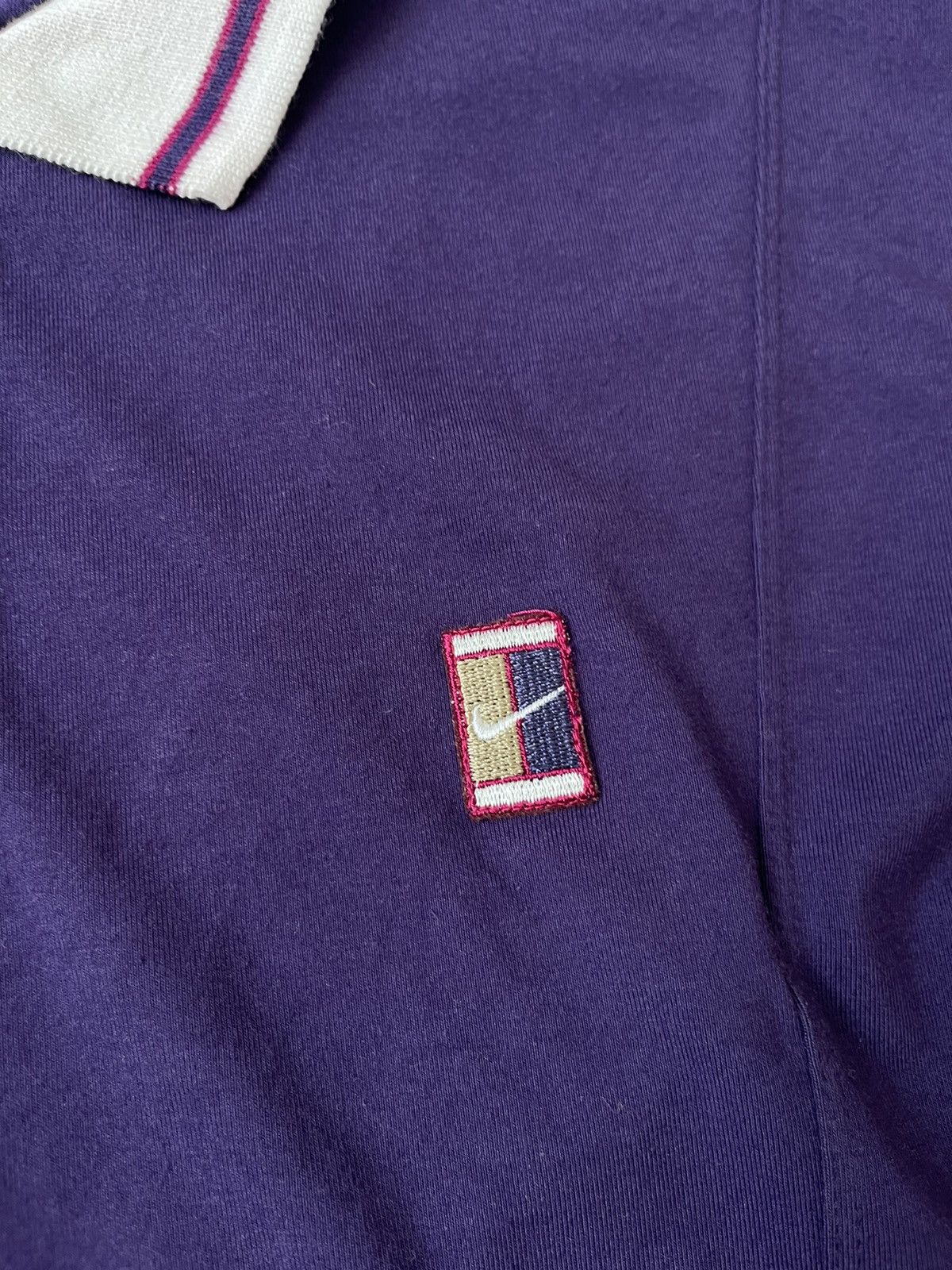 Nike Nike Court Vintage Tennis Dri-Fit Purple Dress Size L Size L / US 10 / IT 46 - 7 Thumbnail