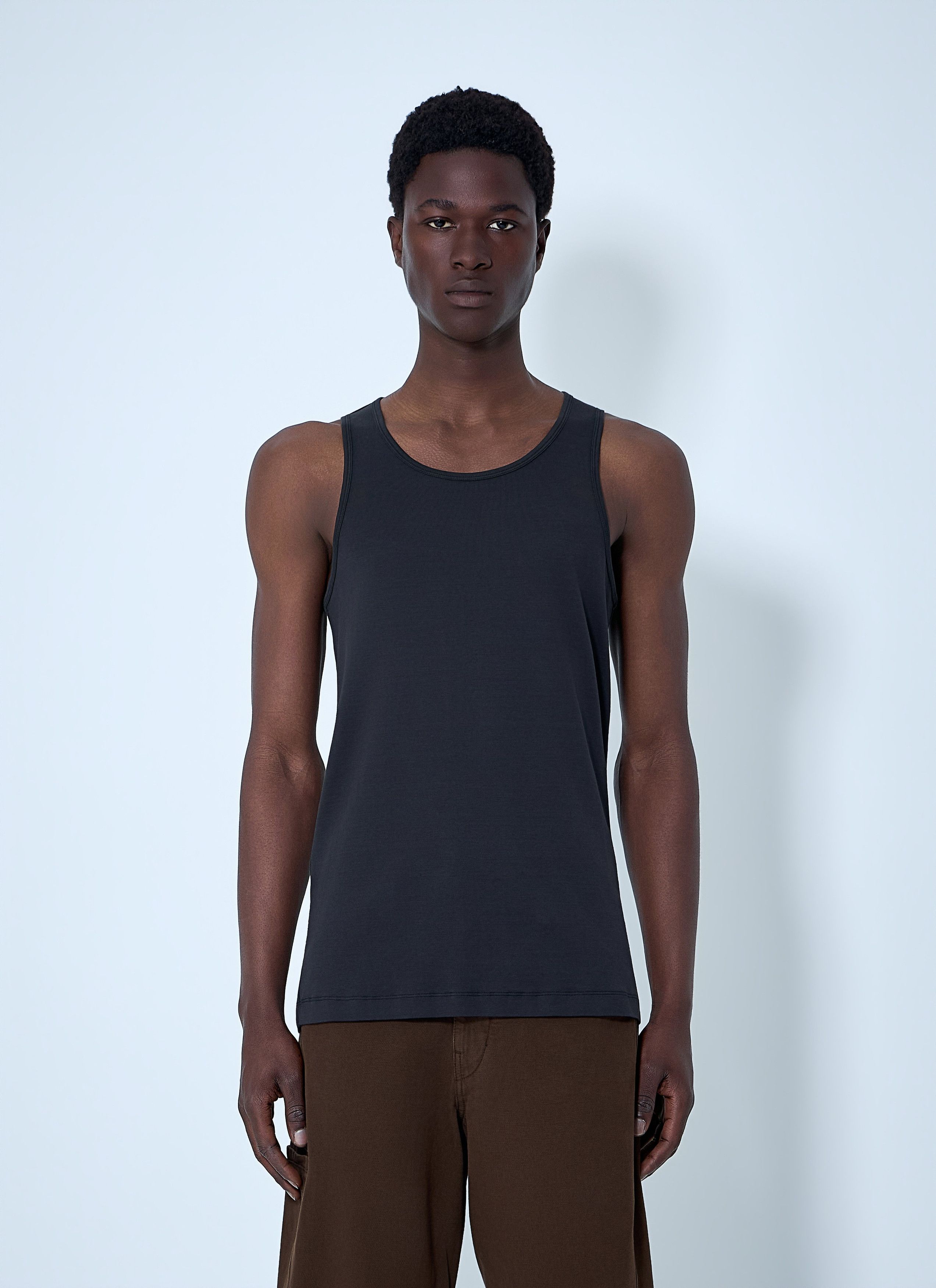 Lemaire Cotton Jersey Tank Top Size US XL / EU 56 / 4 - 1 Thumbnail