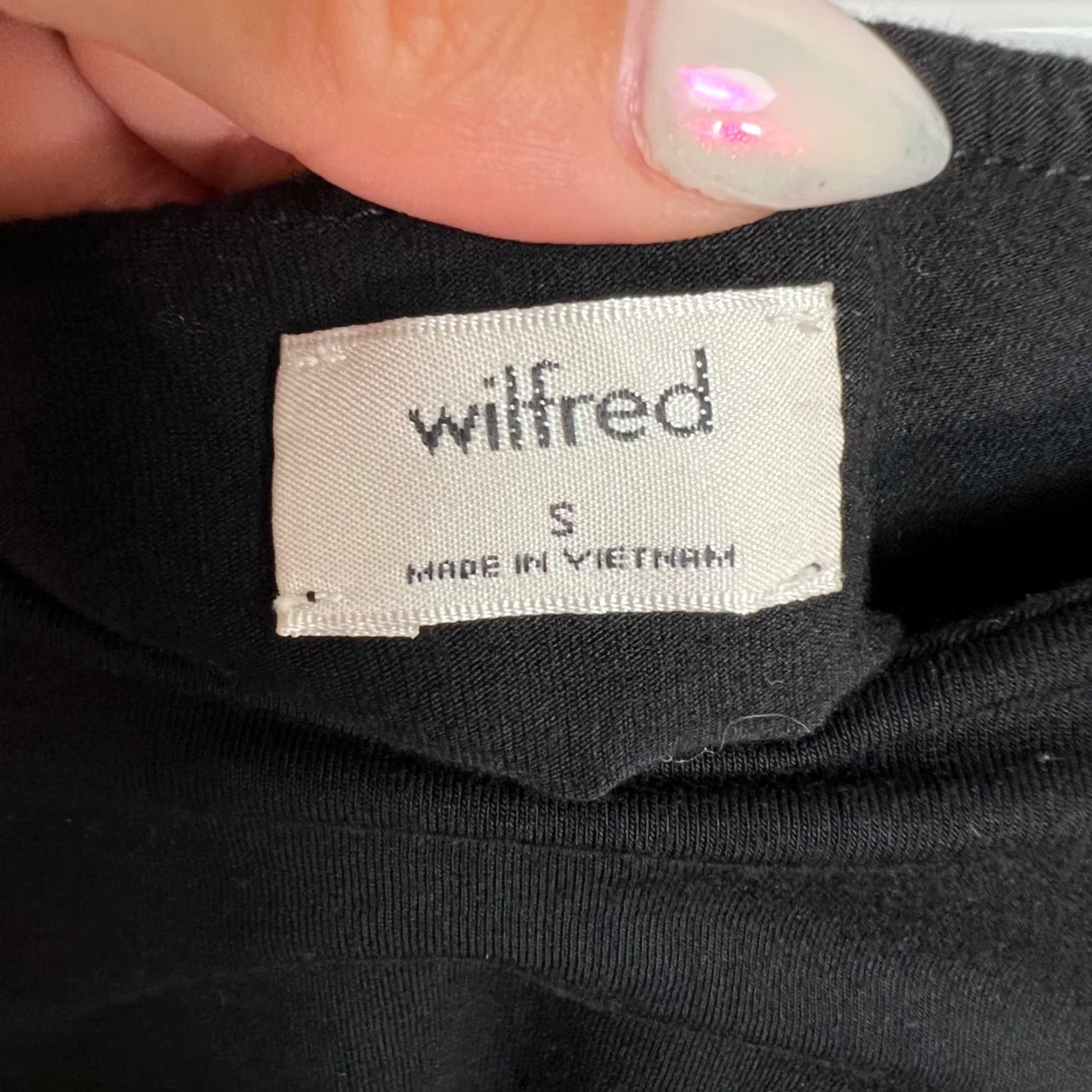 Vintage VINTAGE Wilfred Bodysuit Womens 1/2 Sleeve Black Size S/Small Shirt Womens Bodysuit 5 Size S / US 4 / IT 40 - 3 Thumbnail