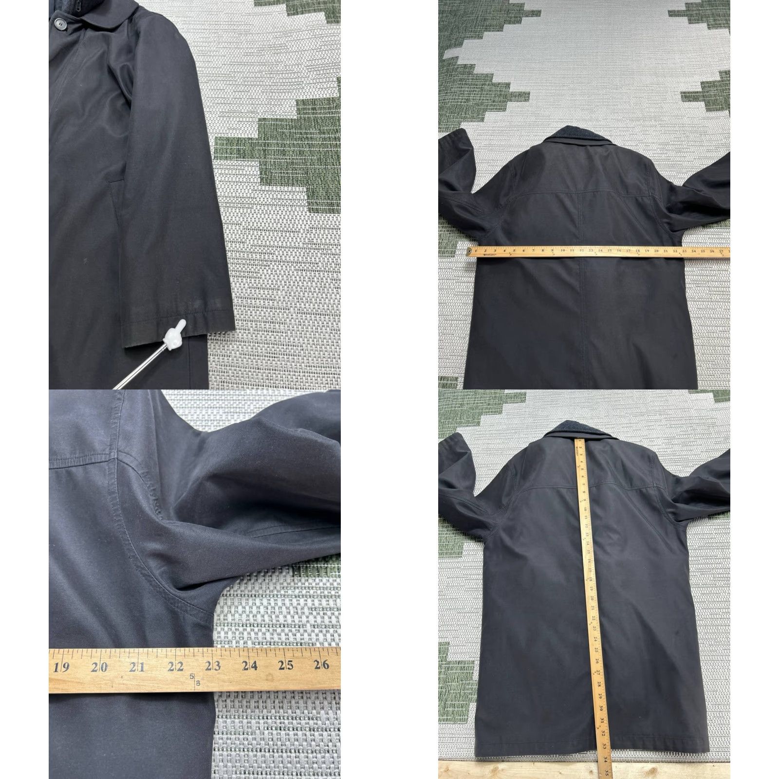 Ralph Lauren Lauren Ralph Lauren Coat Mens Large Black Trench Size US L / EU 52-54 / 3 - 8 Thumbnail