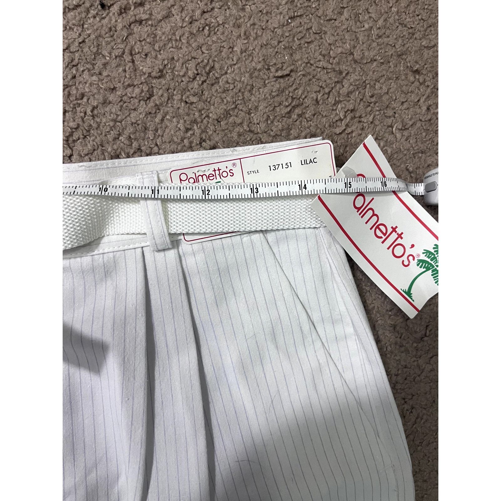 Vintage NWT Deadstock Women's High Waisted Shorts 11 Size 30" / US 8 / IT 44 - 4 Thumbnail