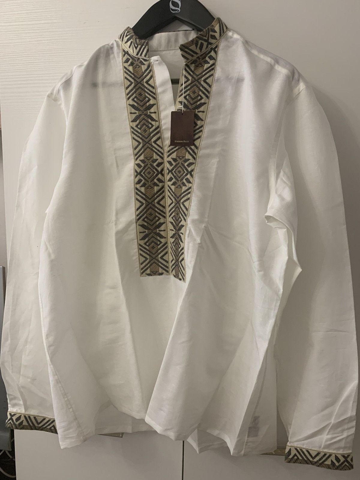 Stefano Ricci Stefano Ricci (Vintage) – Special Order Handmade Shirt Size US S / EU 44-46 / 1 - 8 Thumbnail