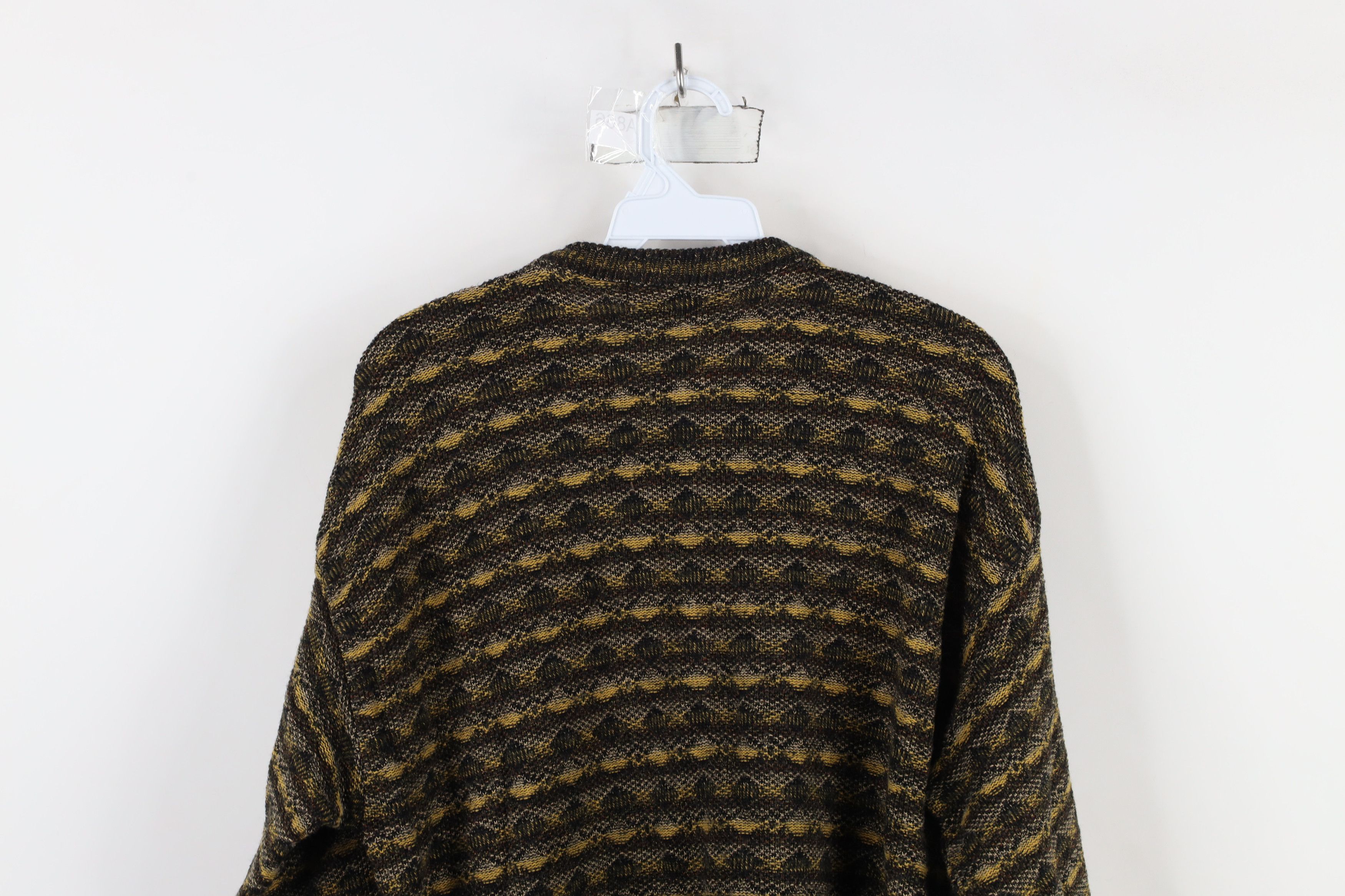 Vintage Vintage 90s Coogi Style Rainbow Geometric Knit Sweater USA Size US M / EU 48-50 / 2 - 8 Thumbnail