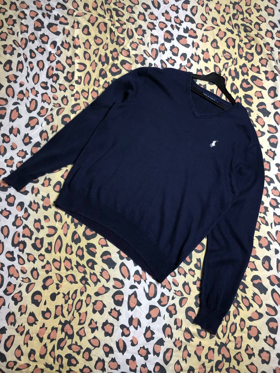 Polo Ralph Lauren Vintage Polo Ralph Lauren Wool V-Neck Sweater Luxury Size US M / EU 48-50 / 2 - 1 Thumbnail