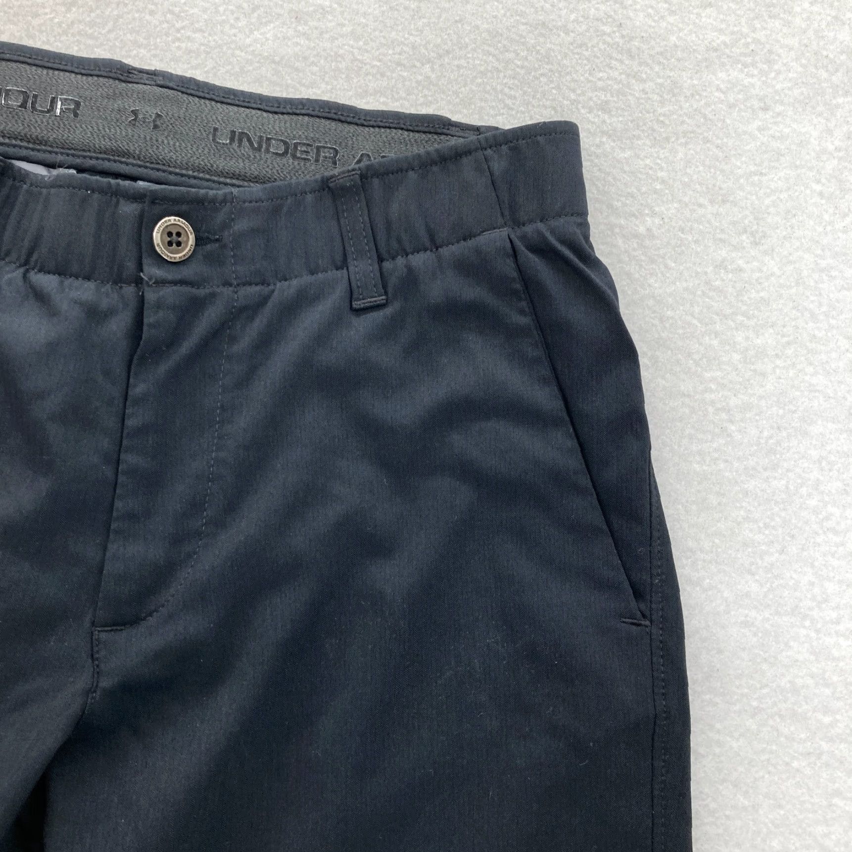 Under Armour Under Armour Showdown Vented Golf Pant Mens 30x30 Black Stretch Quick Dry Preppy Chino Pants Mens Regular Black Size US 30 / EU 46 - 4 Thumbnail