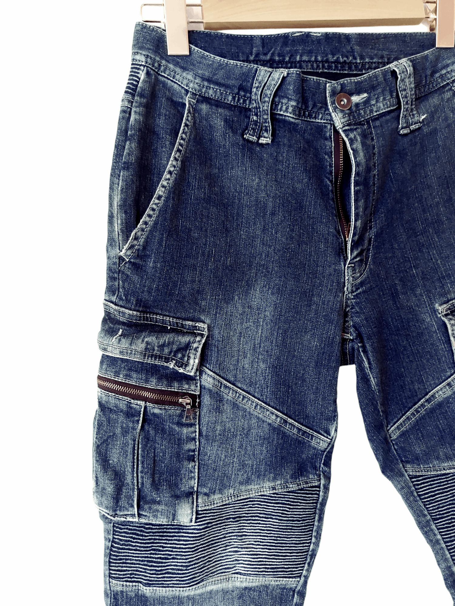 14th Addiction × Designer Tora Biker Denim Size US 26 / EU 42 - 5 Thumbnail