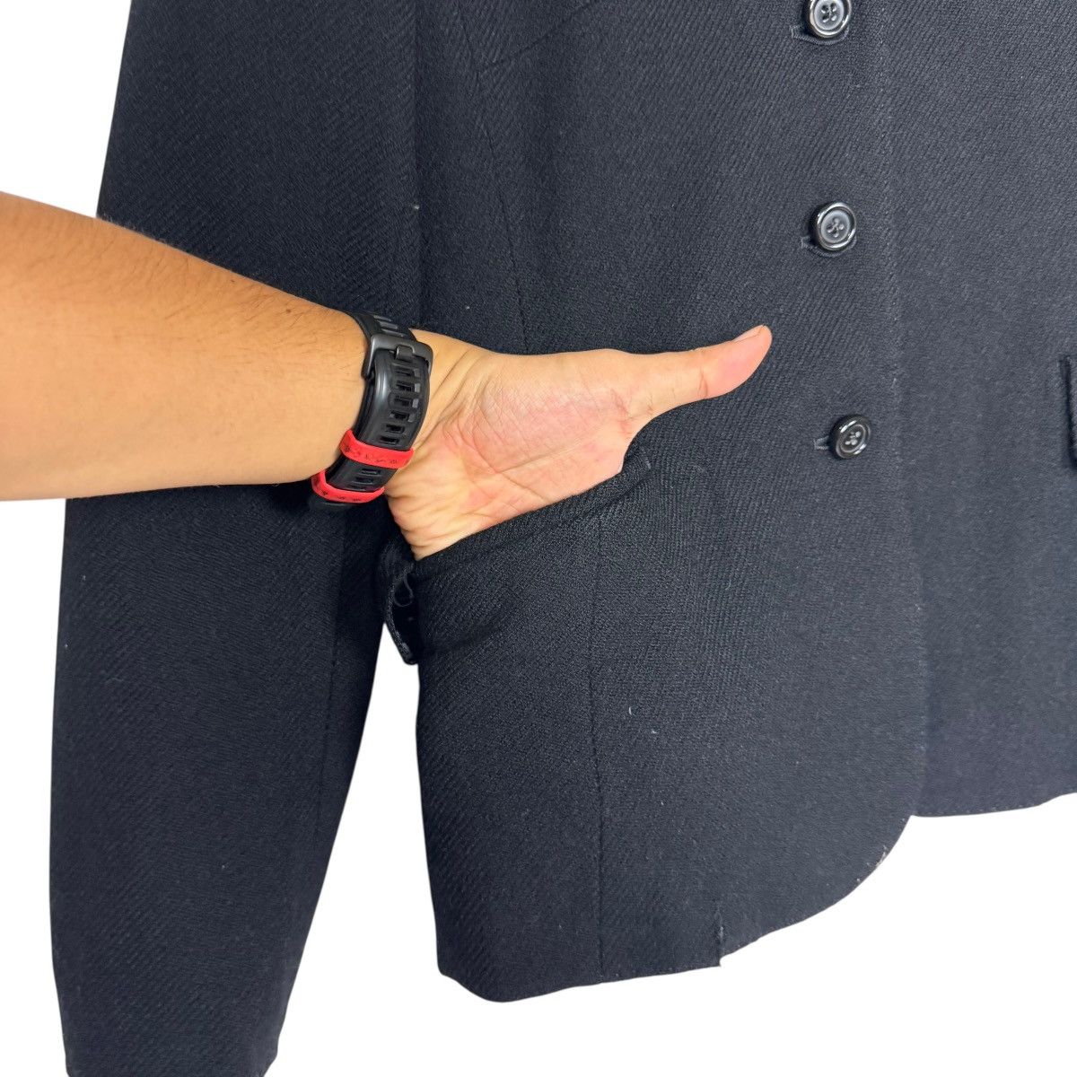 Yohji Yamamoto Inéd By Yohji Yamamoto Wool Blazer Size XS / US 0-2 / IT 36-38 - 9 Thumbnail