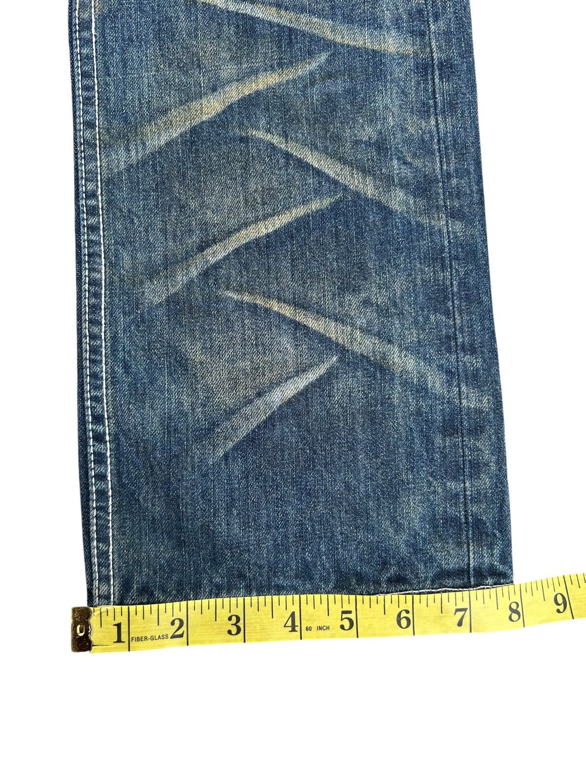 Kapital JACKROSE ROCK JAPANESE DISTRESSED DENIM JEANS Size US 31 - 19 Thumbnail