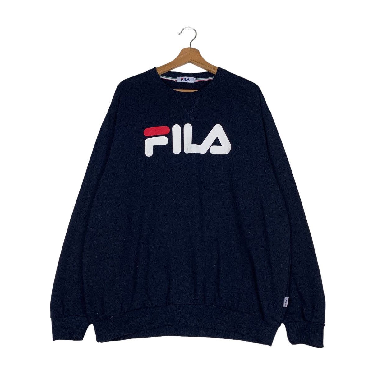 Fila FILA Big Logo Sweatshirts #0664-C31 Size US XL / EU 56 / 4 - 1 Thumbnail