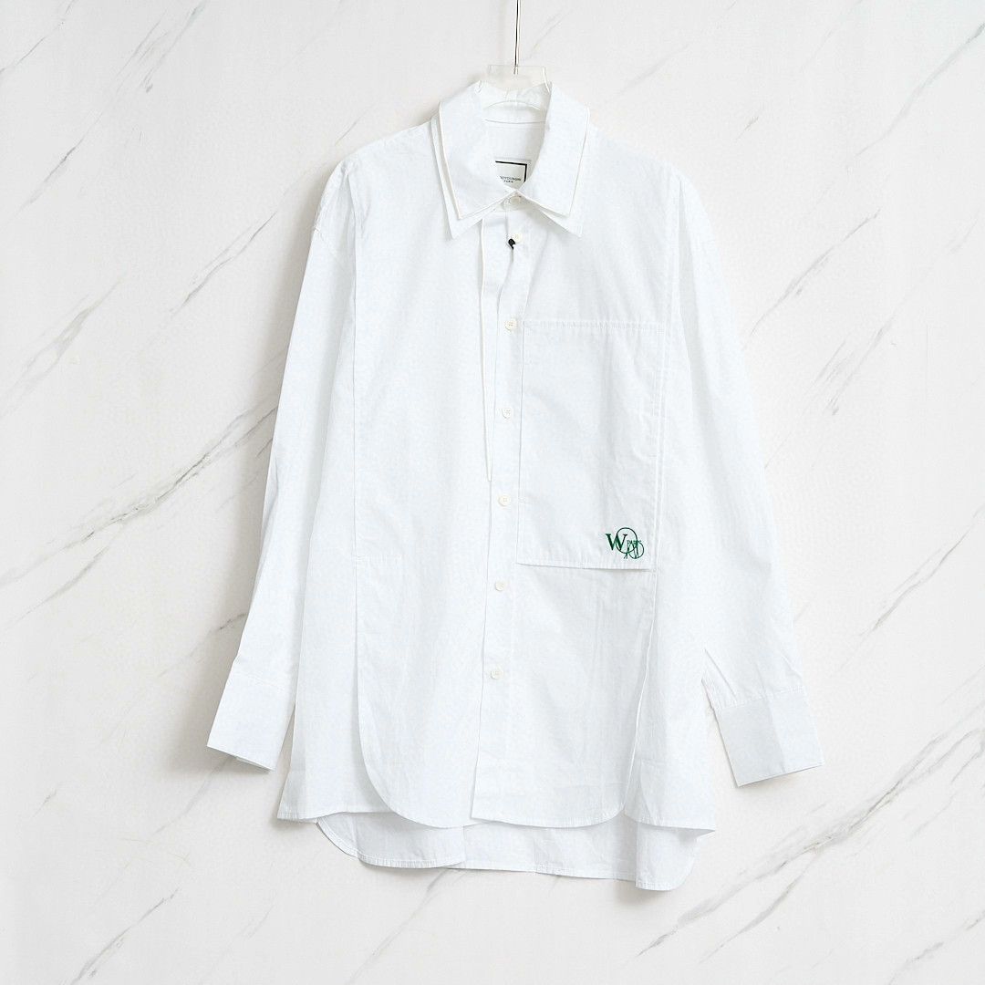 Wooyoungmi WOOYOUNGMI Men's Logo Embroidered Shirt Size US M / EU 48-50 / 2 - 1 Thumbnail