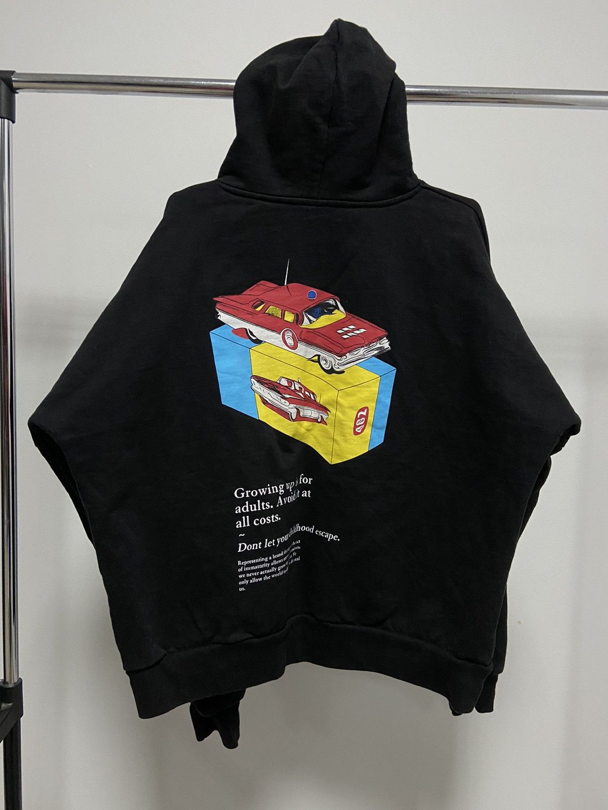 Japanese Brand × Vintage Childish Hoodie Big Logo Vintage Print Skateboarding Y2k Sk8 Size US S / EU 44-46 / 1 - 2 Thumbnail