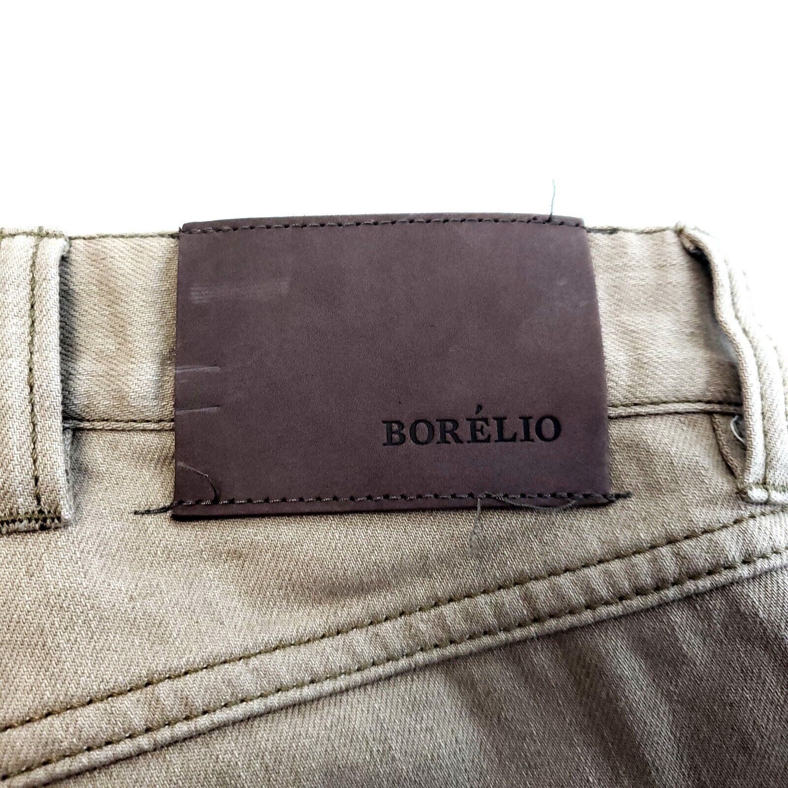 Designer Borelio Tan Denim Jeans 41/30 Mid Rise Size US 40 / EU 56 - 3 Thumbnail