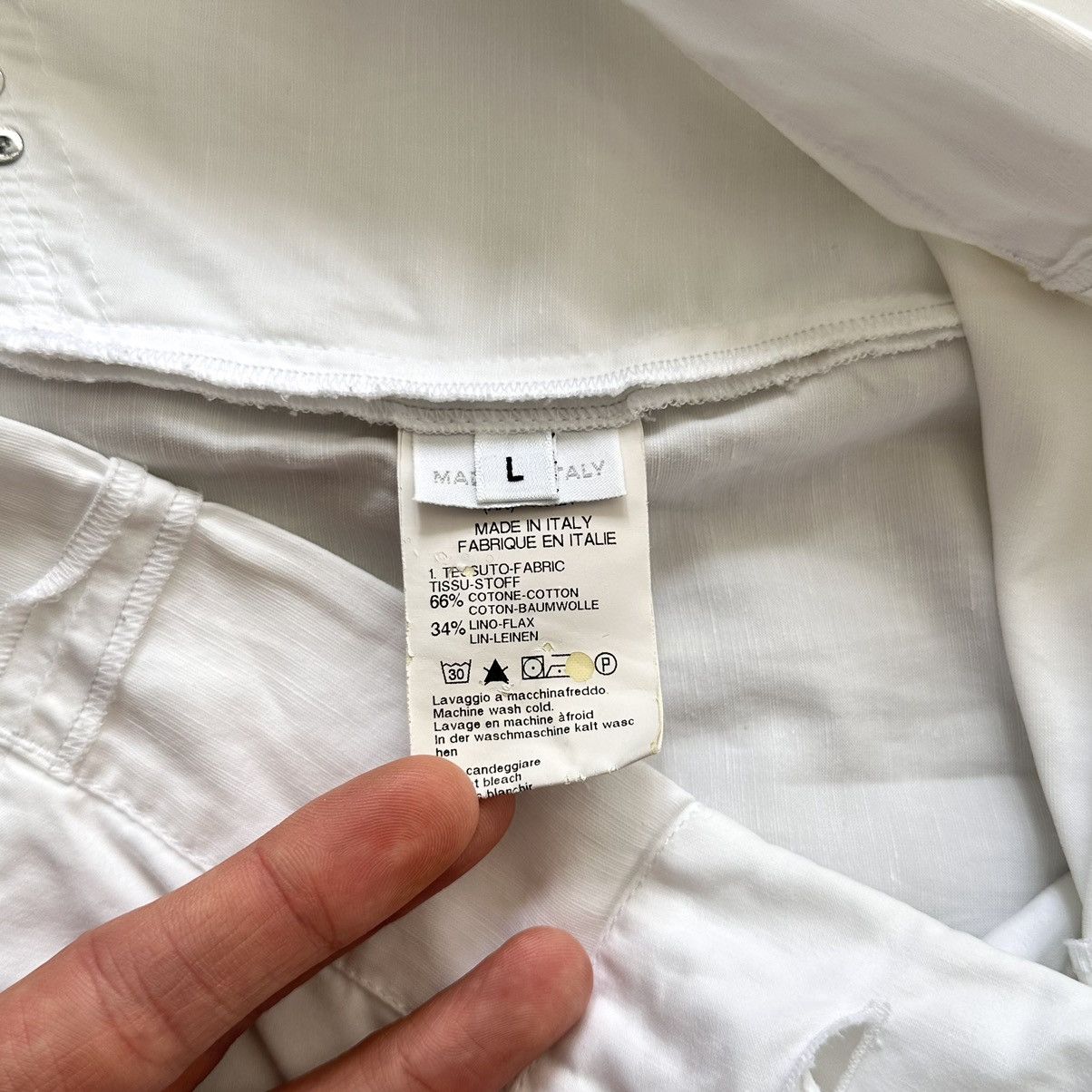 Cop Copine × Marithe + Francois Girbaud × Sarah Pacini RARE Marithe Francois Girbaud Le Casual Vintage Midi Skirt Size 32" / US 10 / IT 46 - 11 Thumbnail