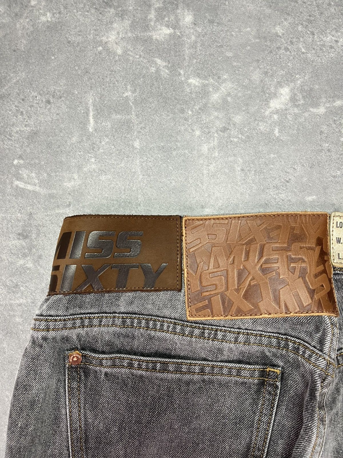 Miss Sixty Miss Sixty Rare Multilogo Patches Flared Bootcut Denim Jeans Size 30" / US 8 / IT 44 - 12 Thumbnail