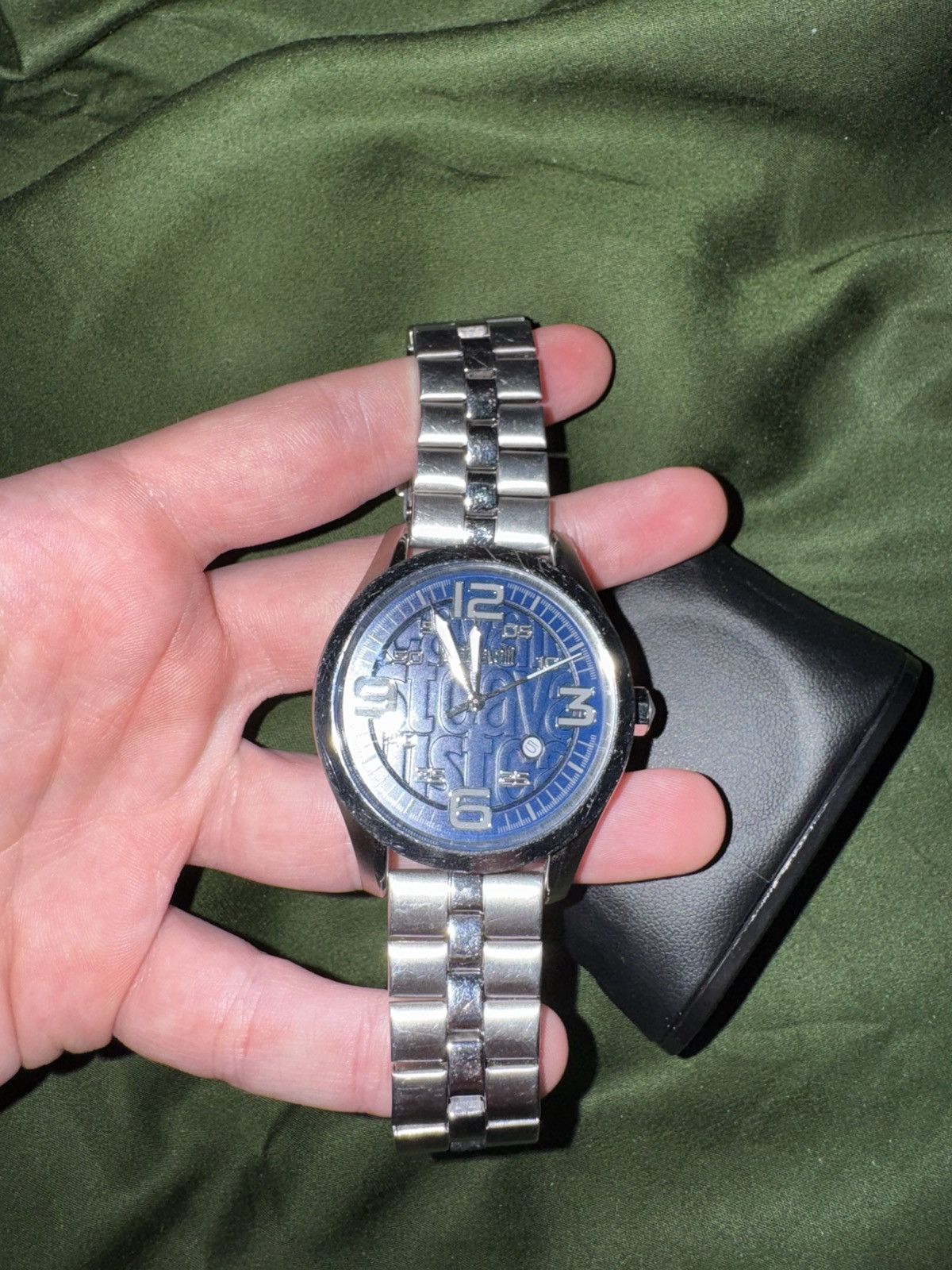 Roberto Cavalli Blue Dial Just Cavalli Watch Size ONE SIZE - 3 Thumbnail