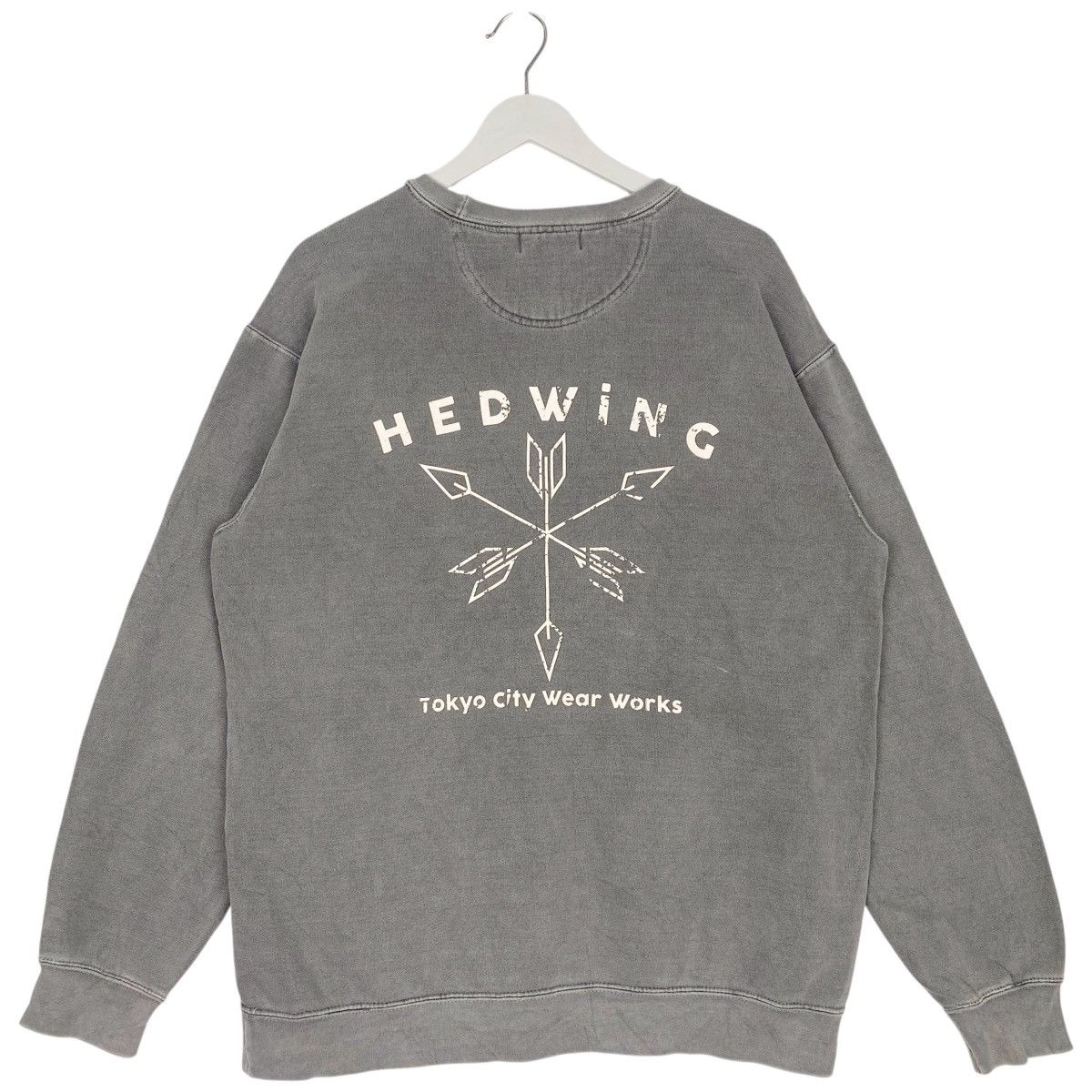 Other Vintage Hedwing Sweatshirt Crewneck Gray Printed Size L Size US L / EU 52-54 / 3 - 5 Thumbnail
