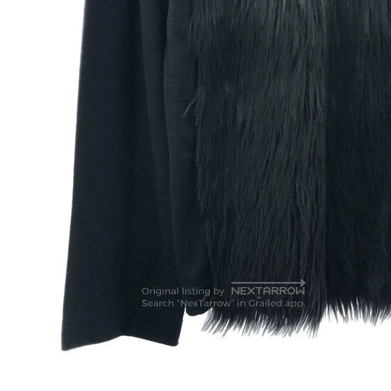 Comme des Garcons Comme Des Garcons Black Wool Knit Fur Collar Sweater Top Size M / US 6-8 / IT 42-44 - 4 Thumbnail