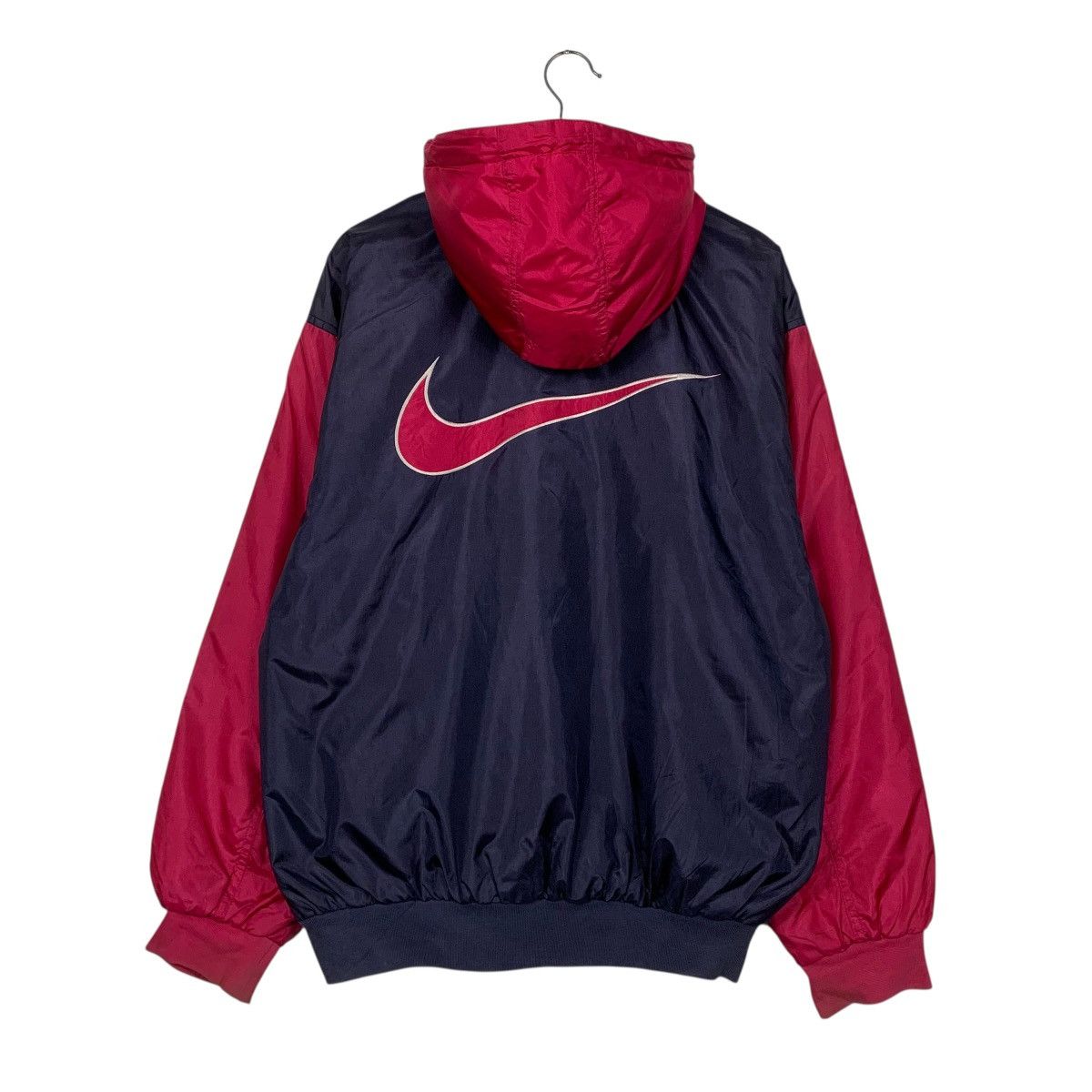 Nike Vintage Nike Basketball Swoosh Hooded Windbreaker Jacket Size US M / EU 48-50 / 2 - 7 Thumbnail