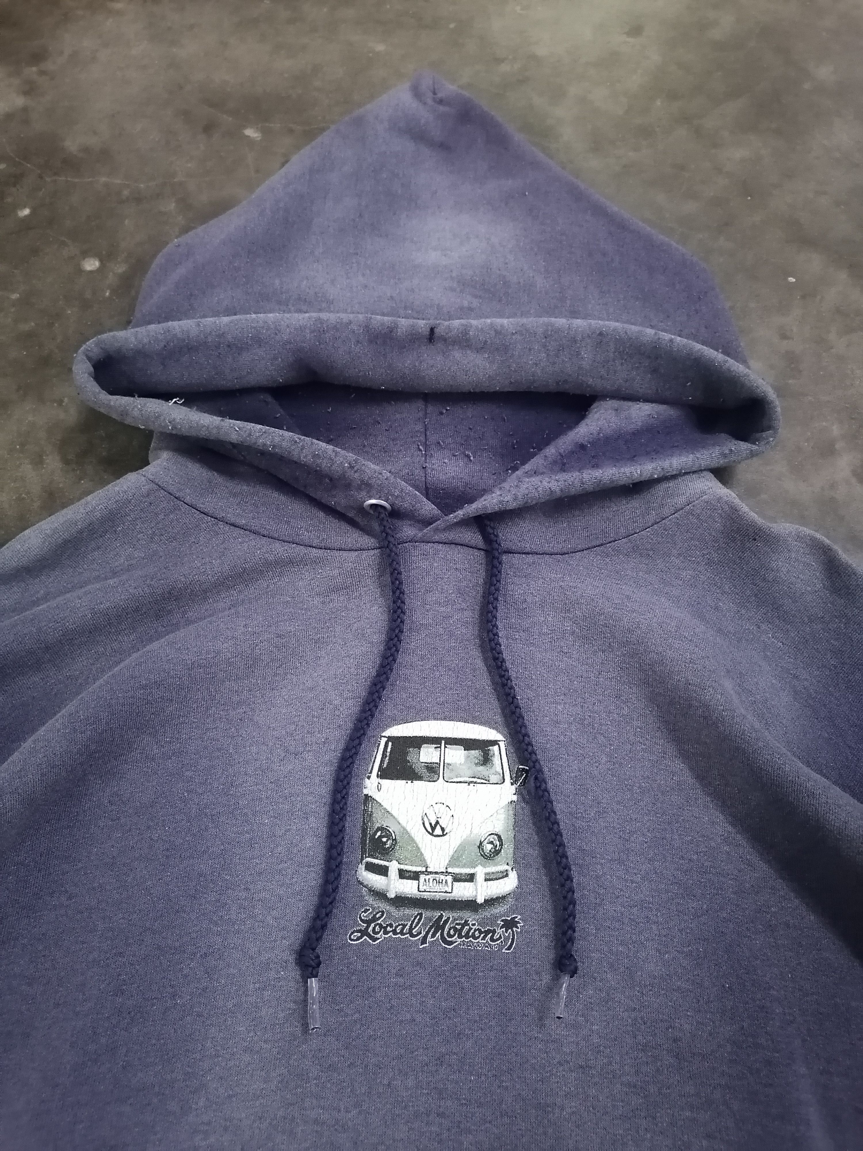 Vintage Trashed Faded Vintage Local Motion Hawaii Surfing Hoodies Size US L / EU 52-54 / 3 - 2 Thumbnail