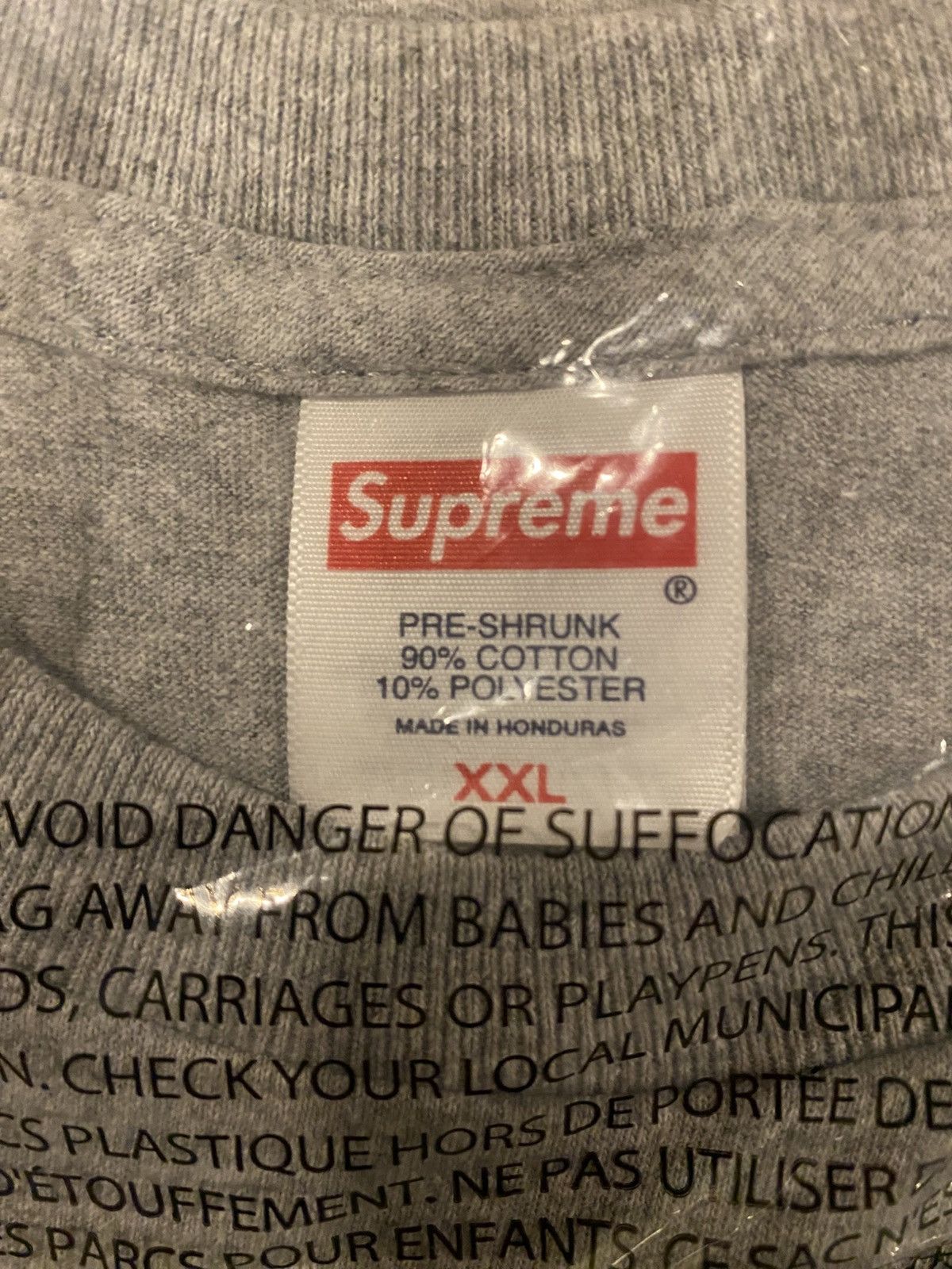 Supreme Supreme “Smoke Tee ‘Heather Grey’” Size US XXL / EU 58 / 5 - 3 Thumbnail