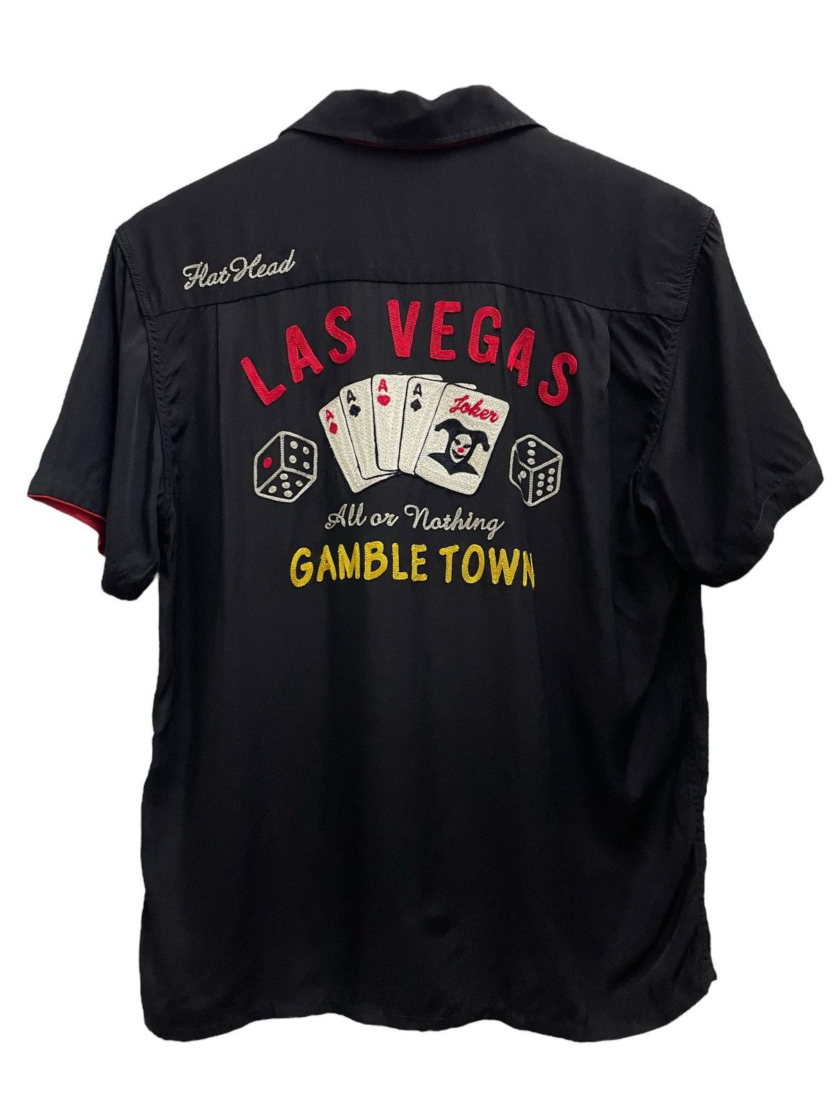 The Flat Head Embroidery Bowling Shirts Grailed