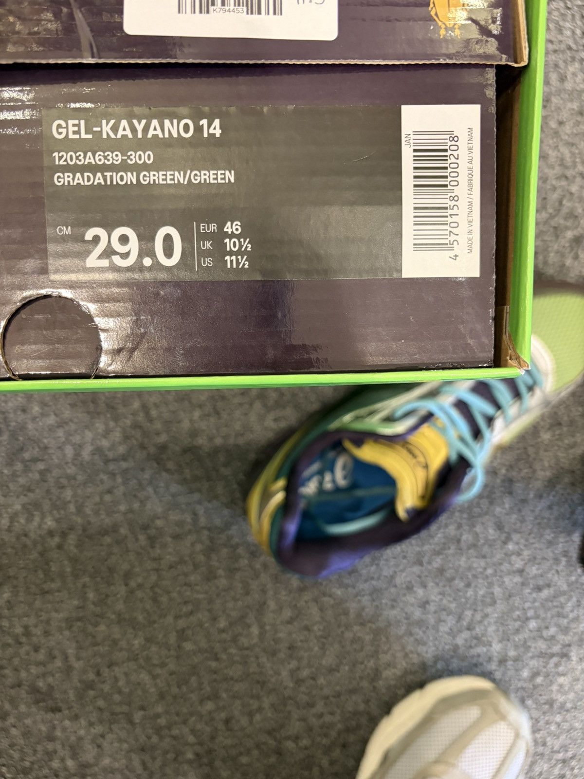 Asics Asics Gel-Kayani "P. Andrade" Size US 11.5 / EU 44-45 - 7 Thumbnail