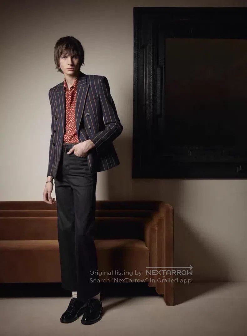 Saint Laurent Paris Saint Laurent Paris Striped double-breasted men's suit Size US M / EU 48-50 / 2 - 2 Thumbnail
