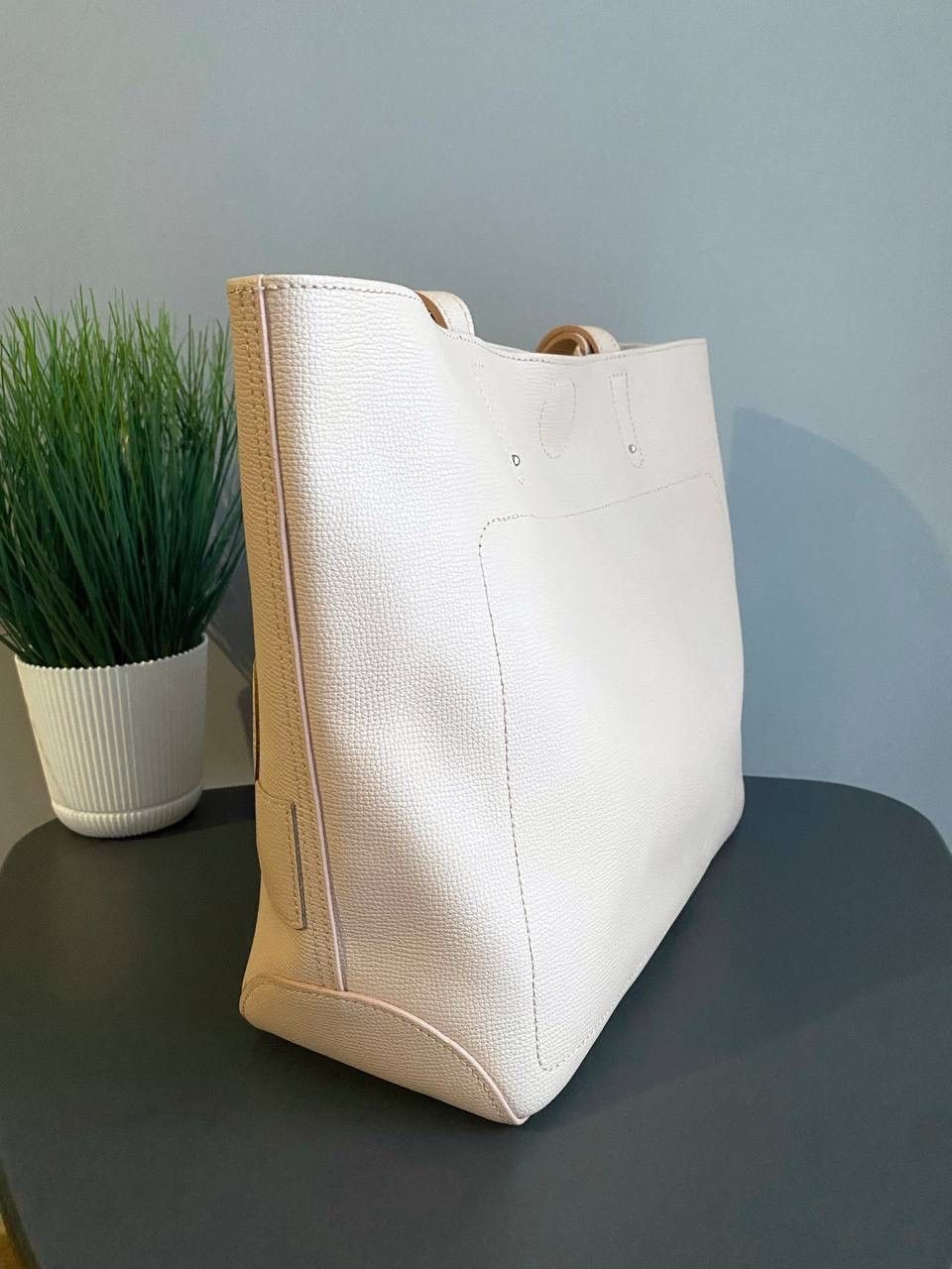 Longchamp Longchamp Shop It Tote Leather Light Pink Hand Bag Size ONE SIZE - 8 Thumbnail