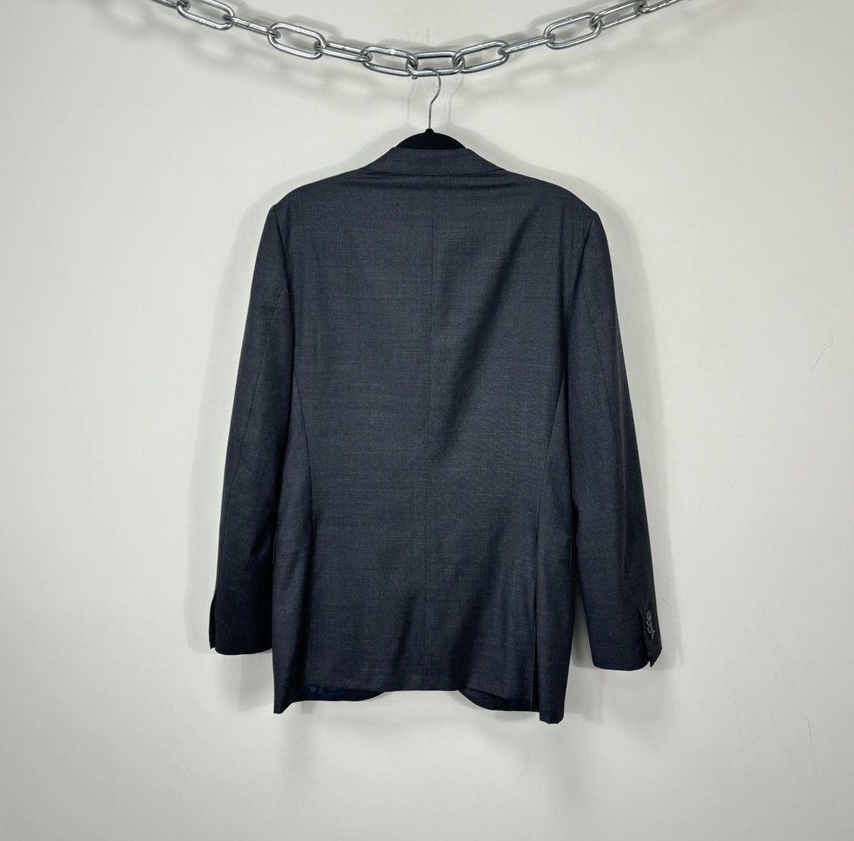 Suitsupply Suitsupply Men’s Gray 2-Buttons Formal Wool Blazer Jacket Size 40L - 3 Thumbnail