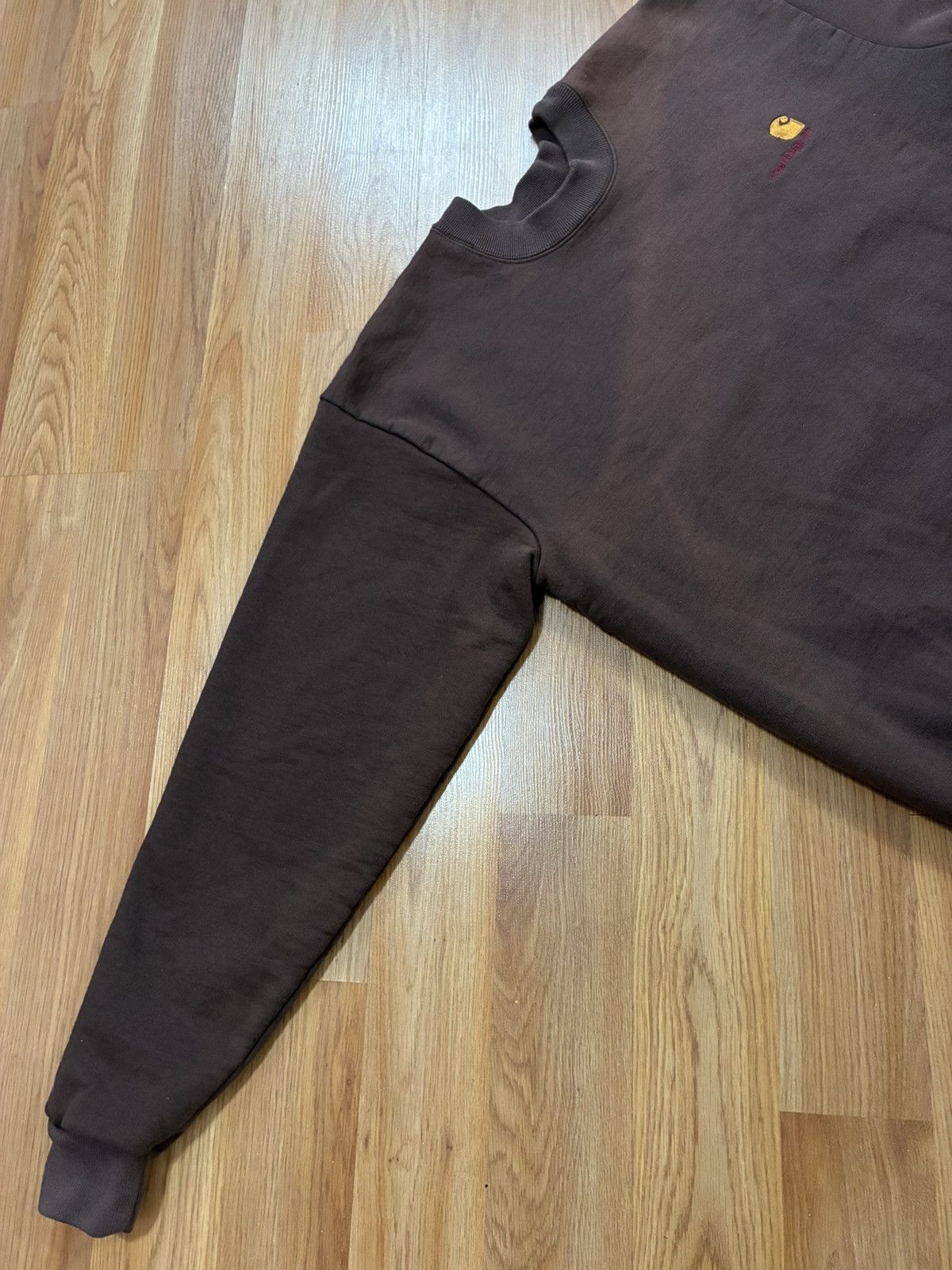 Carhartt Carhartt Thermal Lined Fleece Crewneck Sweatshirt K03 90s Size US M / EU 48-50 / 2 - 6 Thumbnail