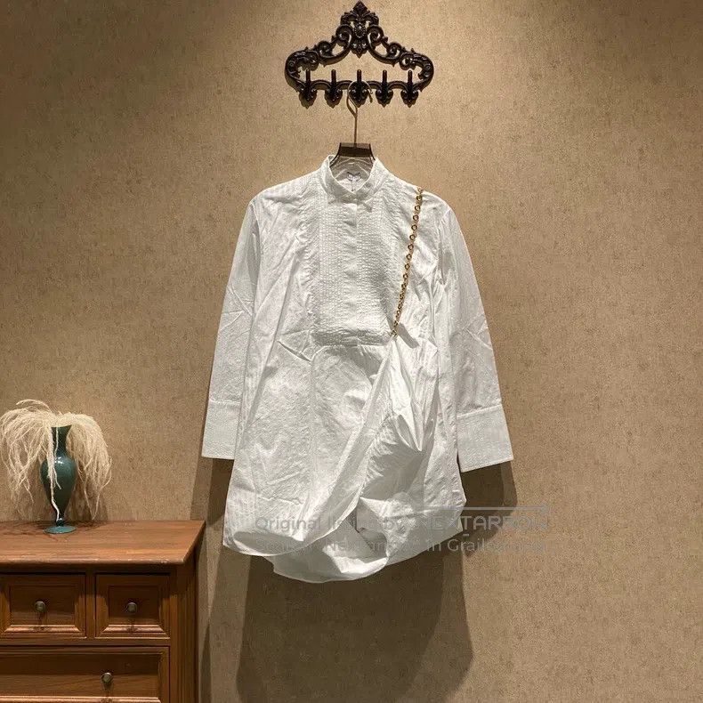 Loewe Loewe White Lock Chain Shirt Size 4XL / US 24-26 - 1 Thumbnail