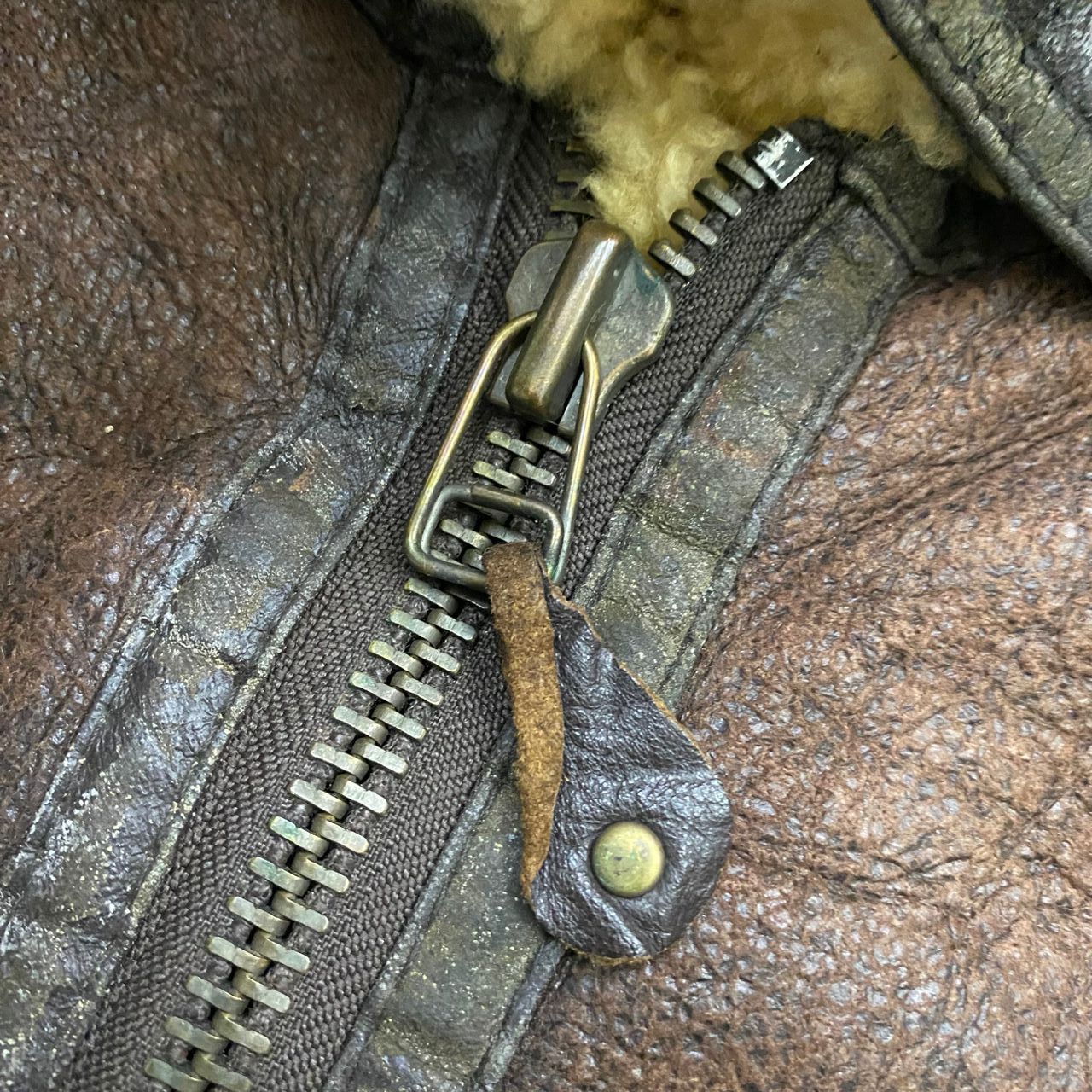Vintage 💥Vintage Air Force U.S Army Style Leather Jacket Size US M / EU 48-50 / 2 - 12 Thumbnail