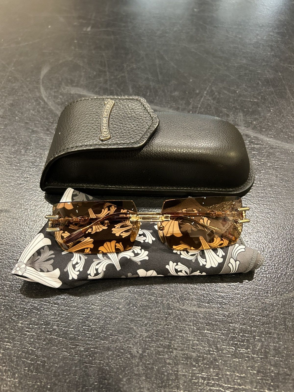 Chrome Hearts Chrome Hearts ‘Lordie’ Sunglasses Size ONE SIZE - 9 Thumbnail