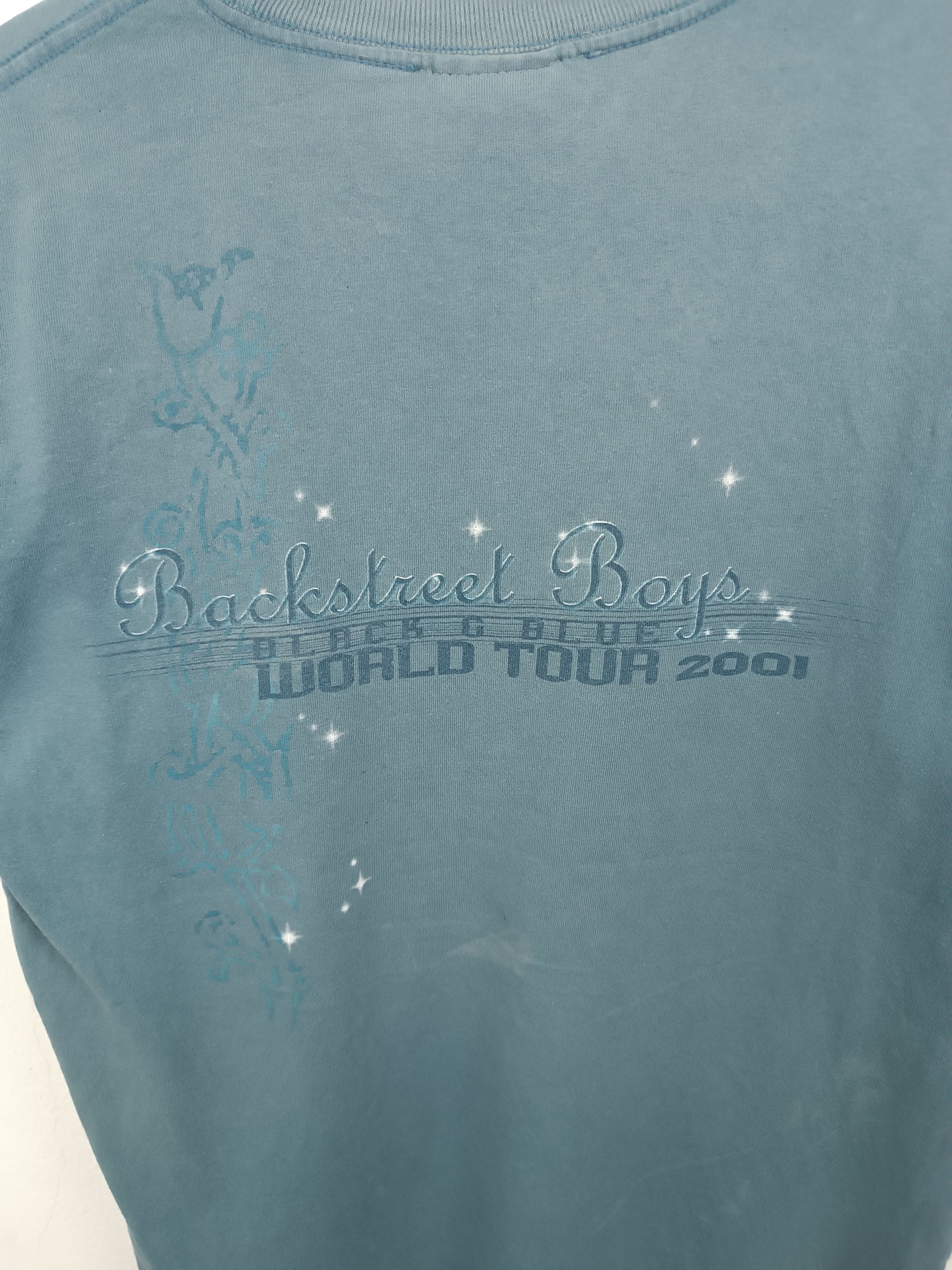 Band Tees VINTAGE 2001 BACKSTREET BOYS BLACK & BLUE TOUR nsync otown Size US M / EU 48-50 / 2 - 17 Thumbnail