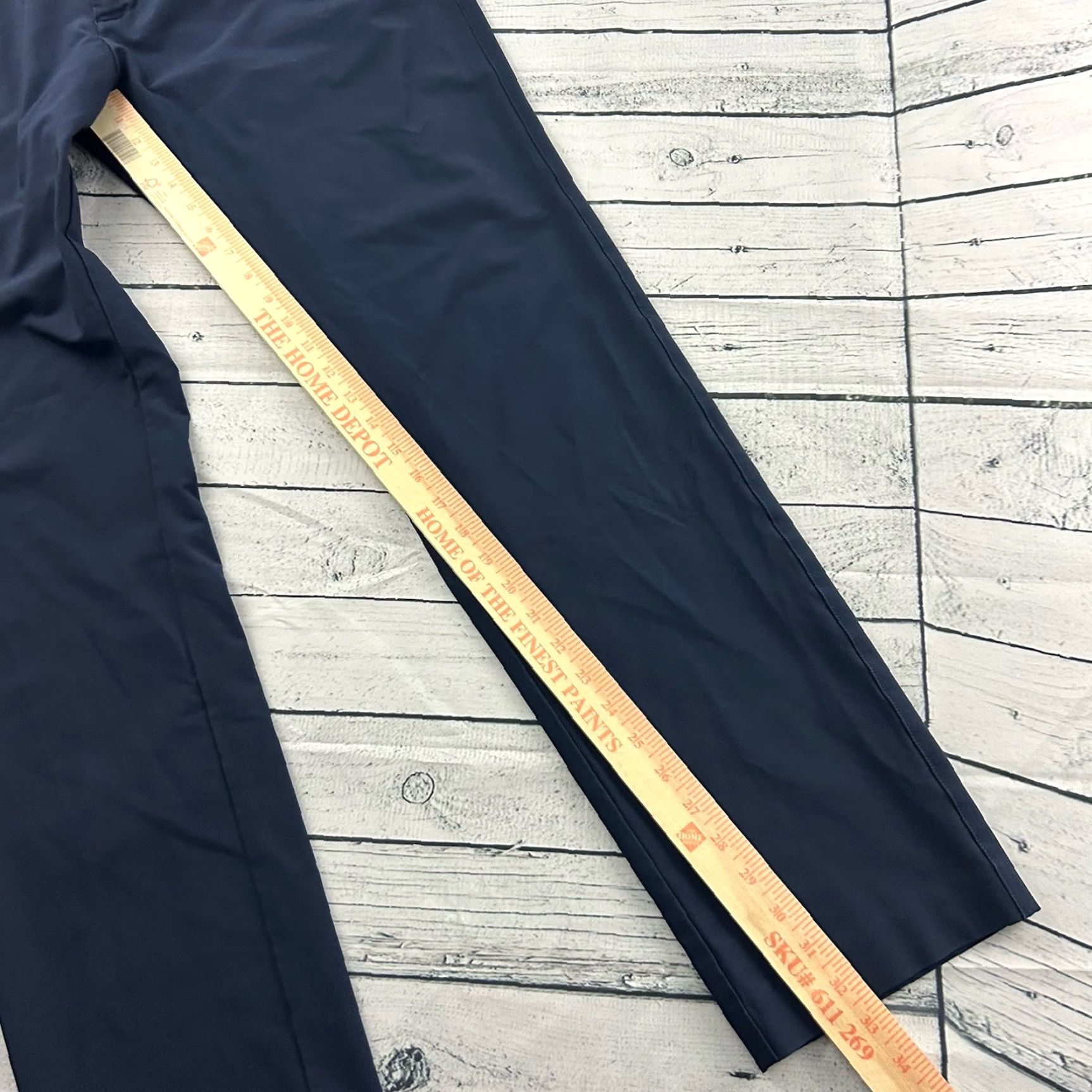 Footjoy FootJoy Men's Pants 36x34 Blue Poly Spandex - Chino Bottoms - Blue FootJoy Pants Mens 36 34 Inseam 34 Size US 36 / EU 52 - 4 Thumbnail