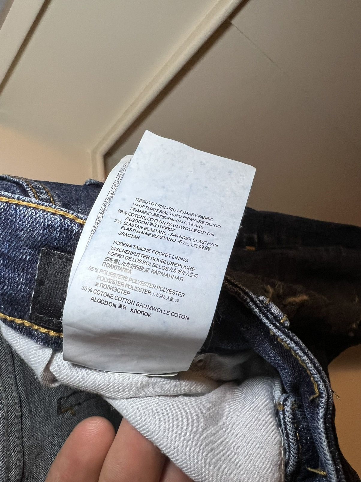 Dsquared2 Dsquared2 Icon Forever distressed slim blue jeans Size US 30 / EU 46 - 17 Thumbnail
