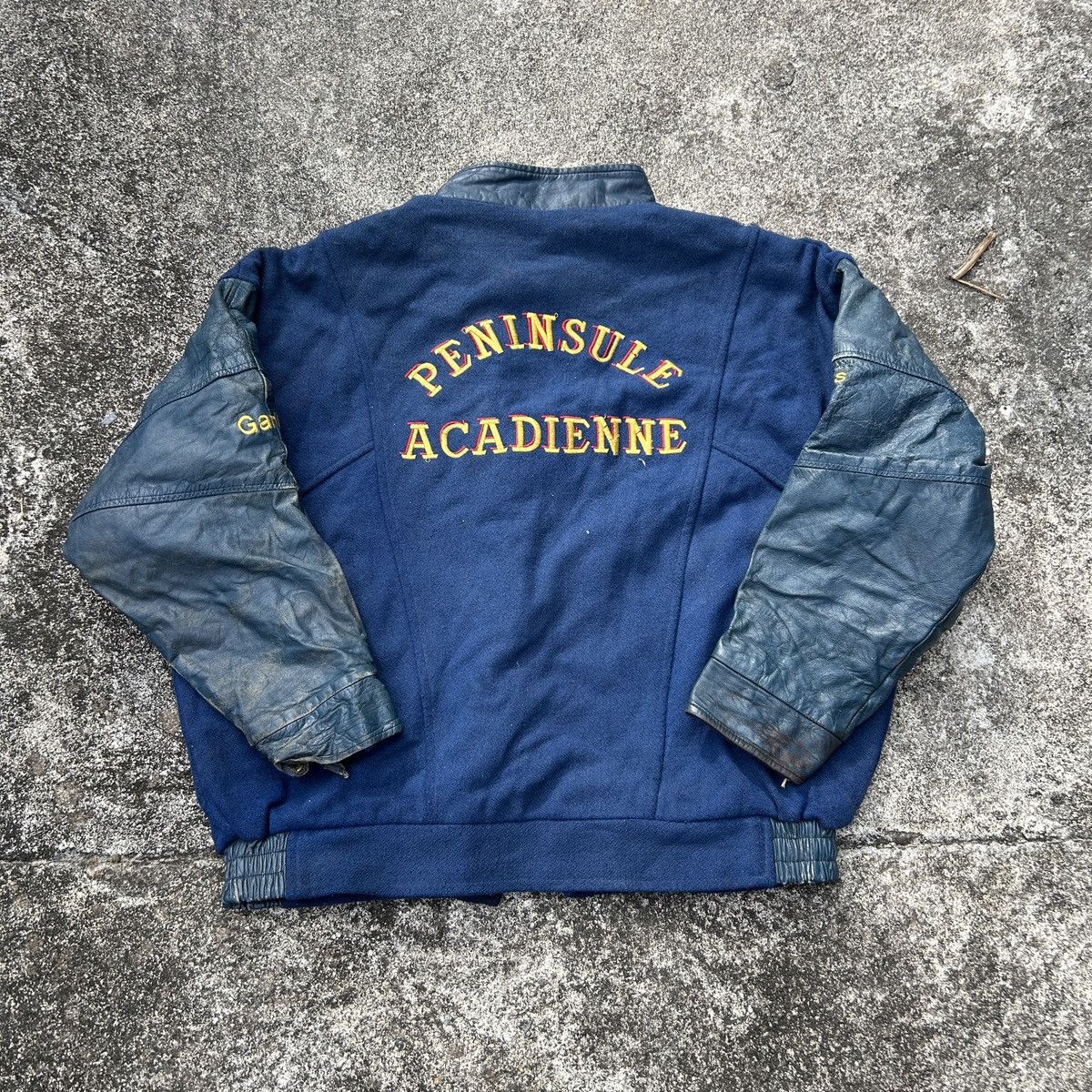 Vintage Vintage Bomber jacket PA AAA PENINSULE ACADIENNE Size US XL / EU 56 / 4 - 2 Thumbnail