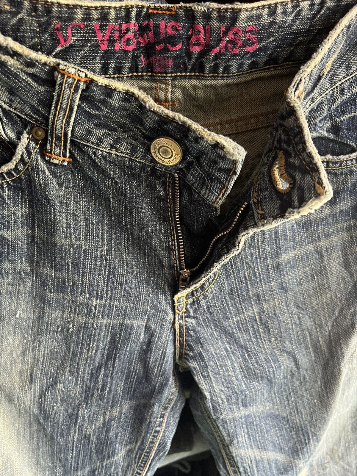 Edwin 🔥Something Edwin Vienus Bliss Distressed Denim Size 30" / US 8 / IT 44 - 11 Thumbnail
