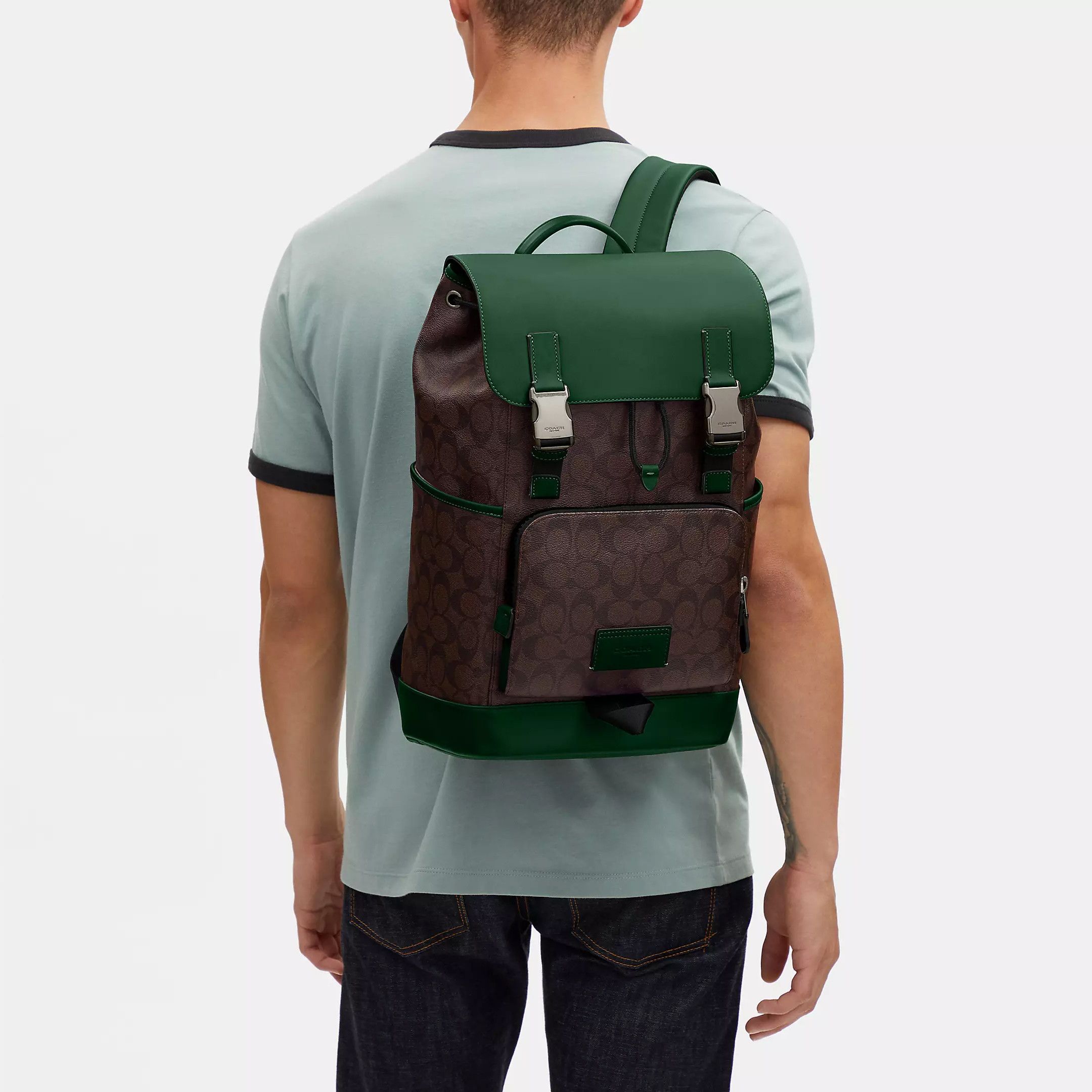 Track Backpack In Signature cheapest Canvas