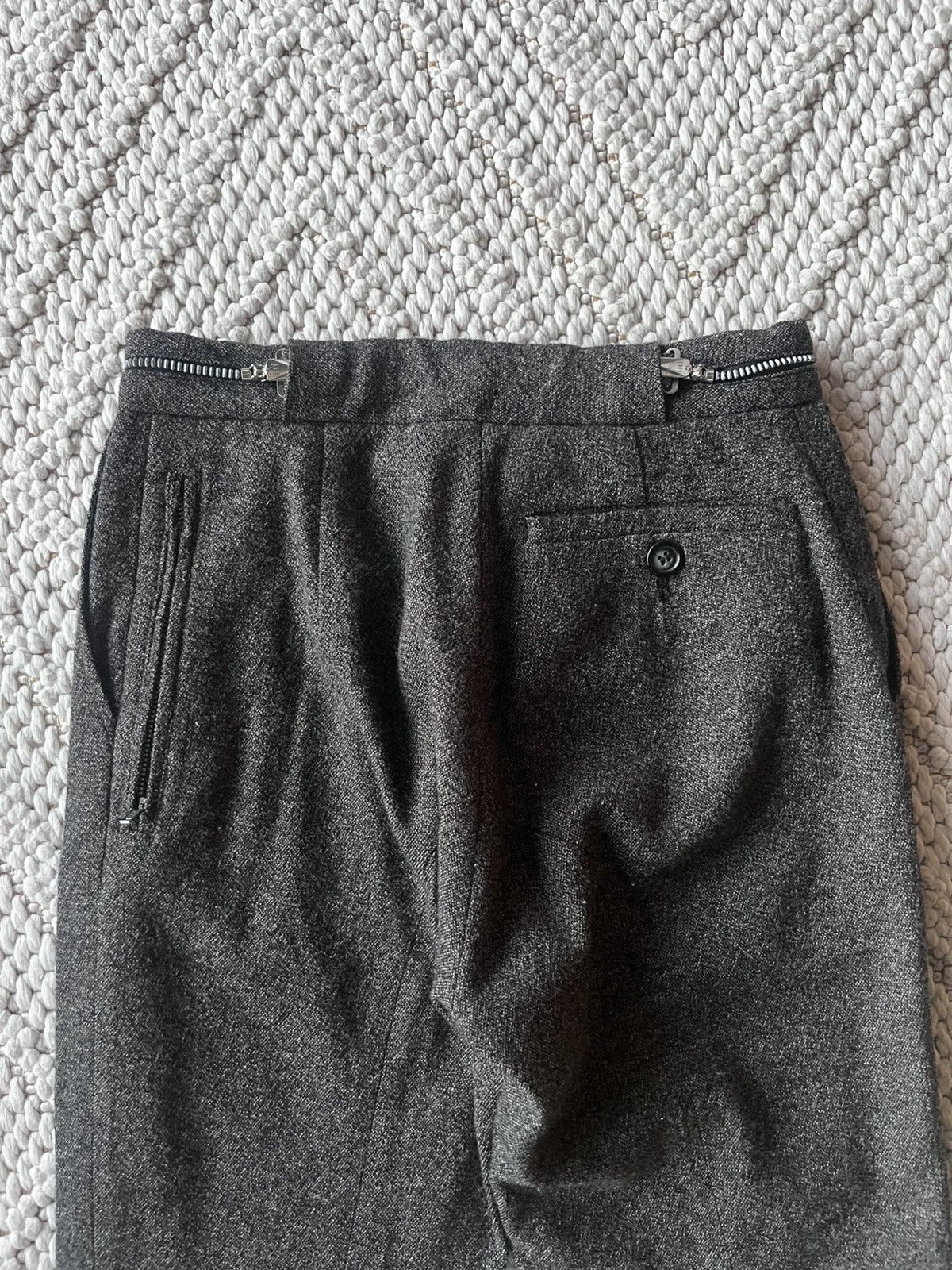 Undercover Undercover AW97 wool buckle straight leg japanese pants Size US 29 - 5 Thumbnail
