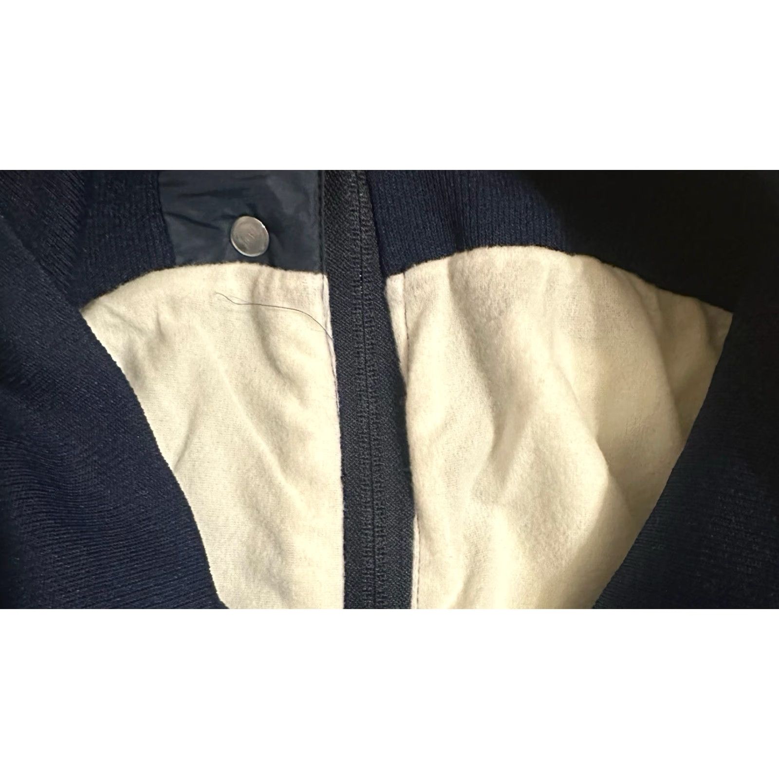 Vintage VINTAGE racer jacket Mens XS 80s deadstock NWOT blue nylon jacket 80s biker Made in USA Mens Size US XS / EU 42 / 0 - 7 Thumbnail