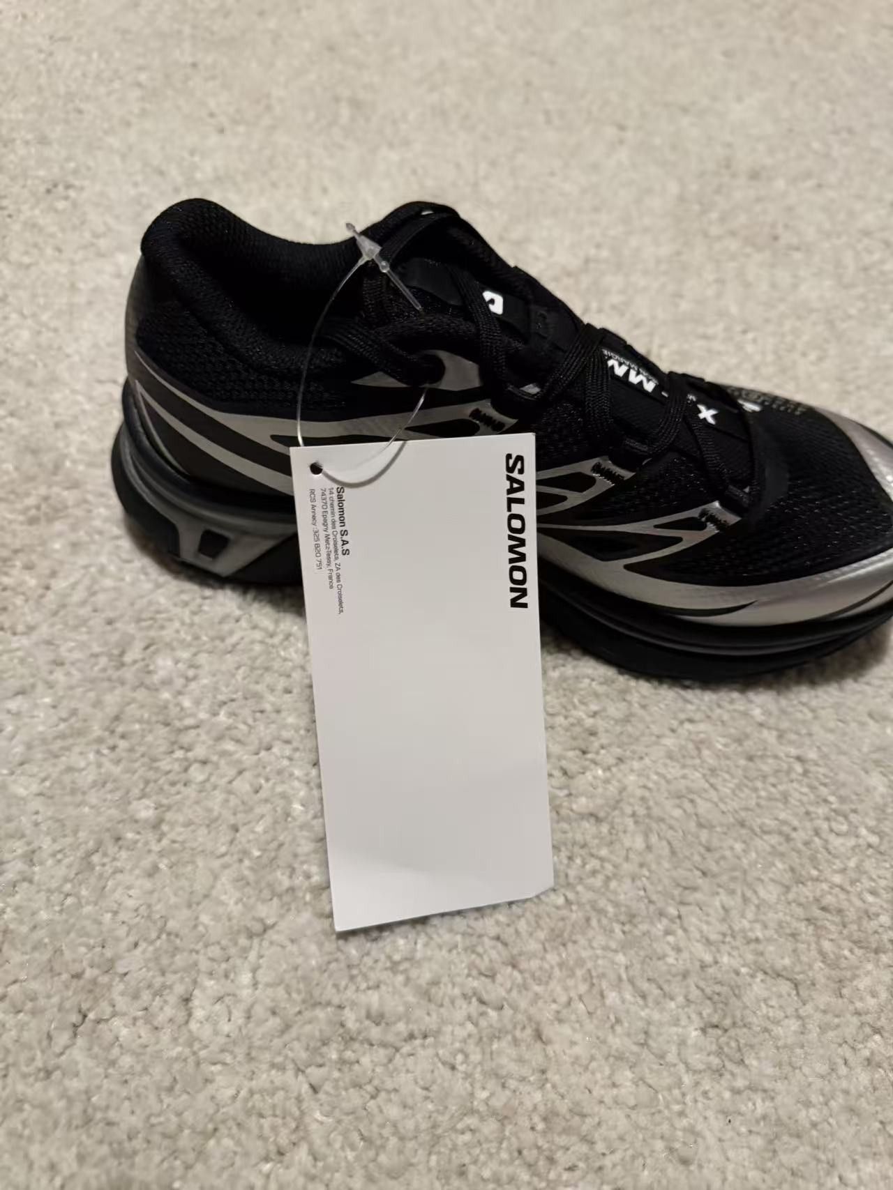Maison Margiela × Salomon Salomon XT-MM-6 x MM6 Maison Margiela Sneakers Black Silver Size US 6 / IT 36 - 14 Thumbnail