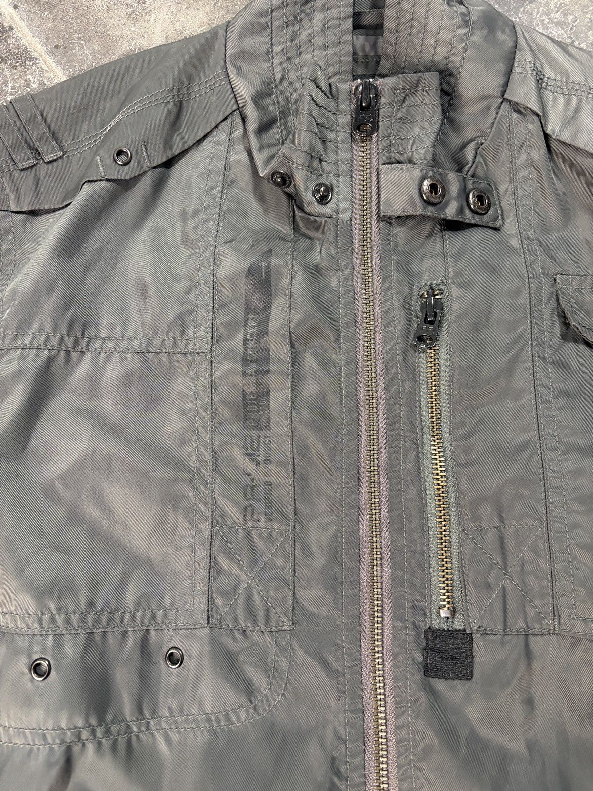 G-Star Vintage Nylon Bomber Cargo Utility Y2K 2000s Diesel G-Star Size US S / EU 44-46 / 1 - 9 Thumbnail