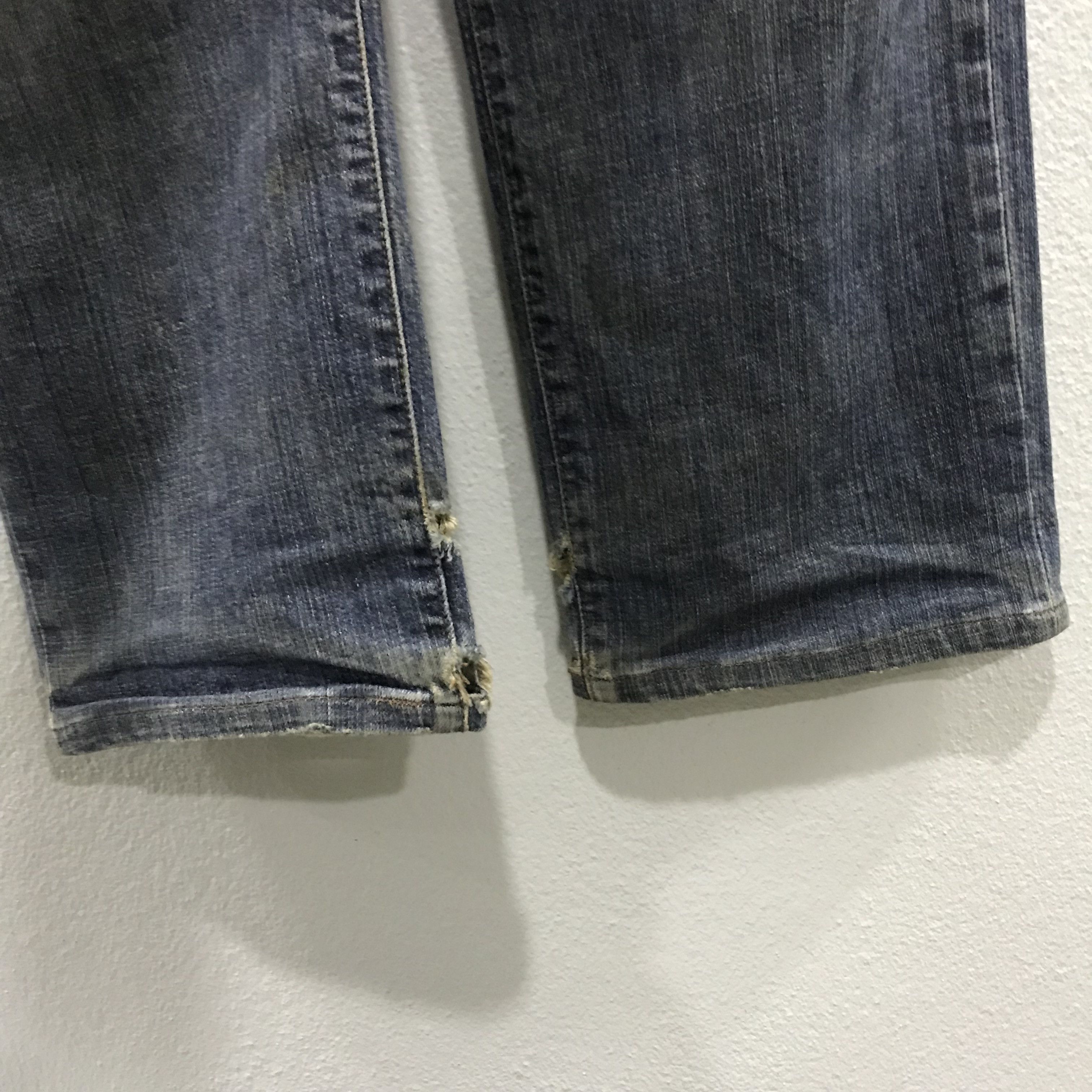 Wrangler Vintage Wrangler Japan Distressed Blue Straight Leg Jeans Size US 34 / EU 50 - 9 Thumbnail