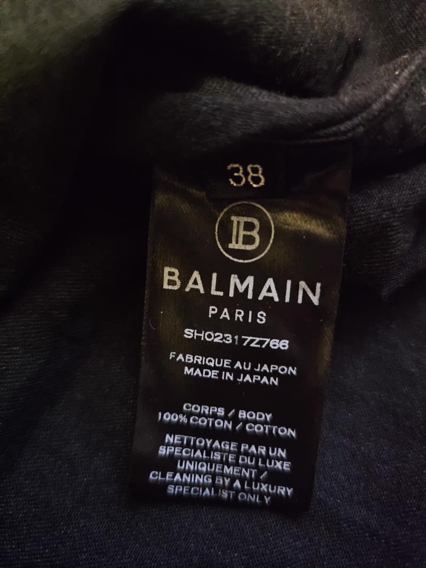 Balmain Balmain Men's Black Distressed Shirt. Q4 Size US M / EU 48-50 / 2 - 5 Thumbnail